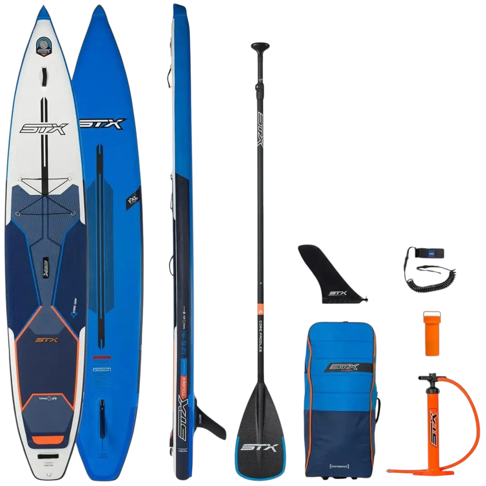 SUP-Board STX Performance Tourer 12\'6 SUP Board aufblasbar Touring Race US Box