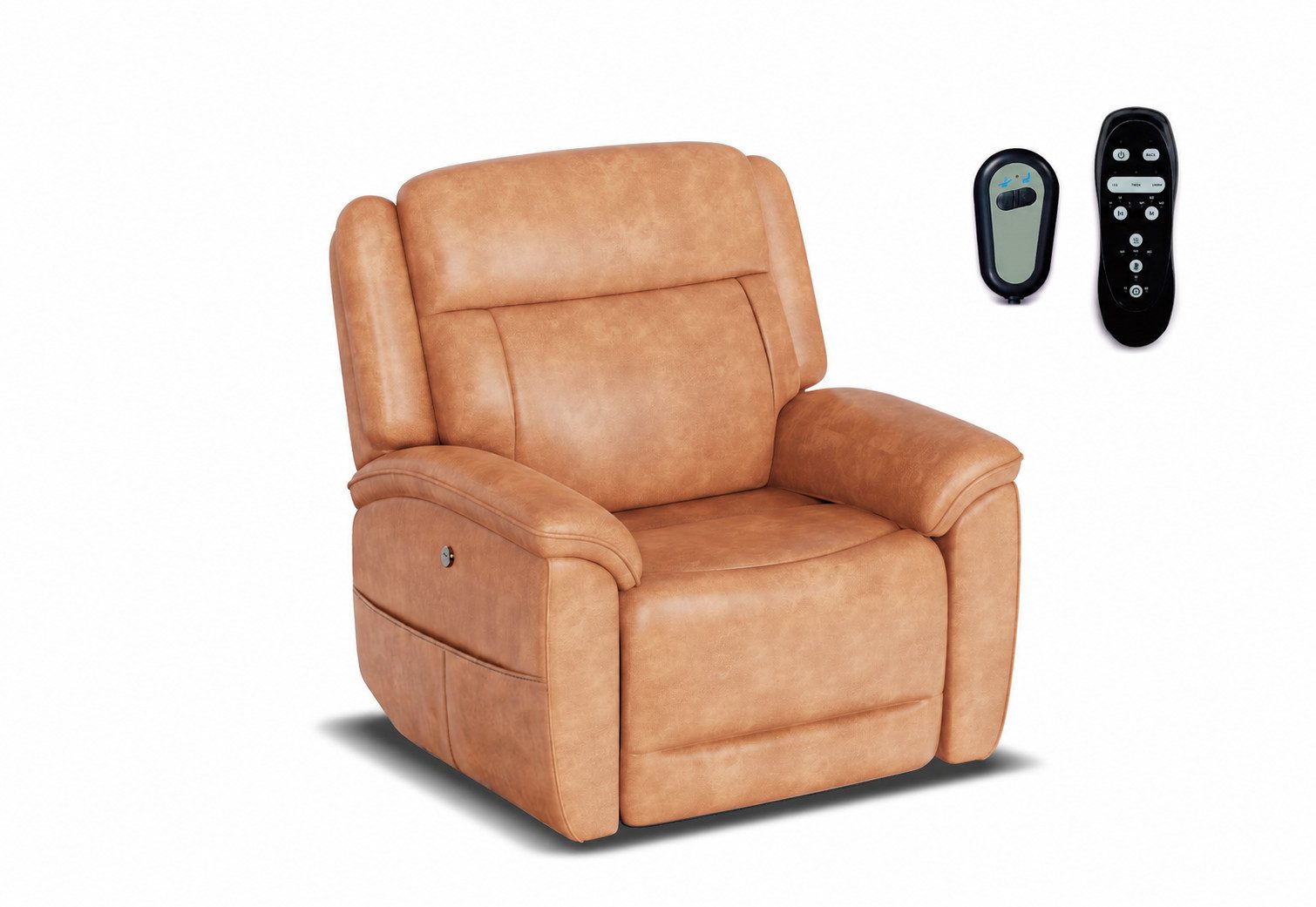 FLEXISPOT Relaxsessel Elektrischer Relaxsessel mit Aufstehhilfe und Massagefunktion (mit Heizfunktion, 8-Punkt-Massage, elektrisch verstellbarer Kopfstütze, USB-/Type-C-Anschluss mit Seitentaschen), belastbar bis 200 kg, mit Zero-Wall-Funktion