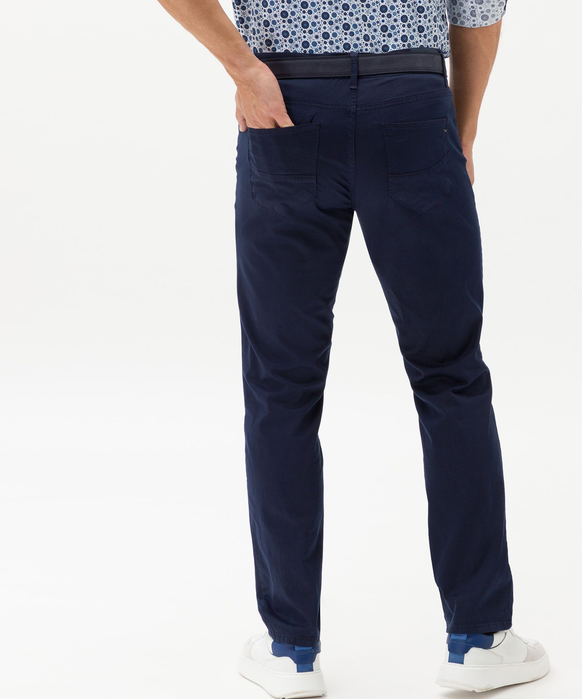 Brax 5-Pocket-Jeans superleicht Flachgewebe Cadiz Baumwoll-Stretch, Ultralight sea