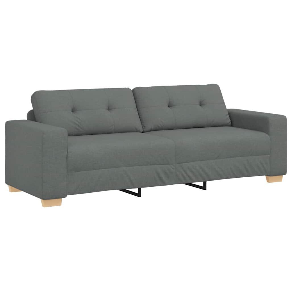vidaXL Sofa 3-Sitzer-Sofa Dunkelgrau 180 cm Stoff günstig online kaufen