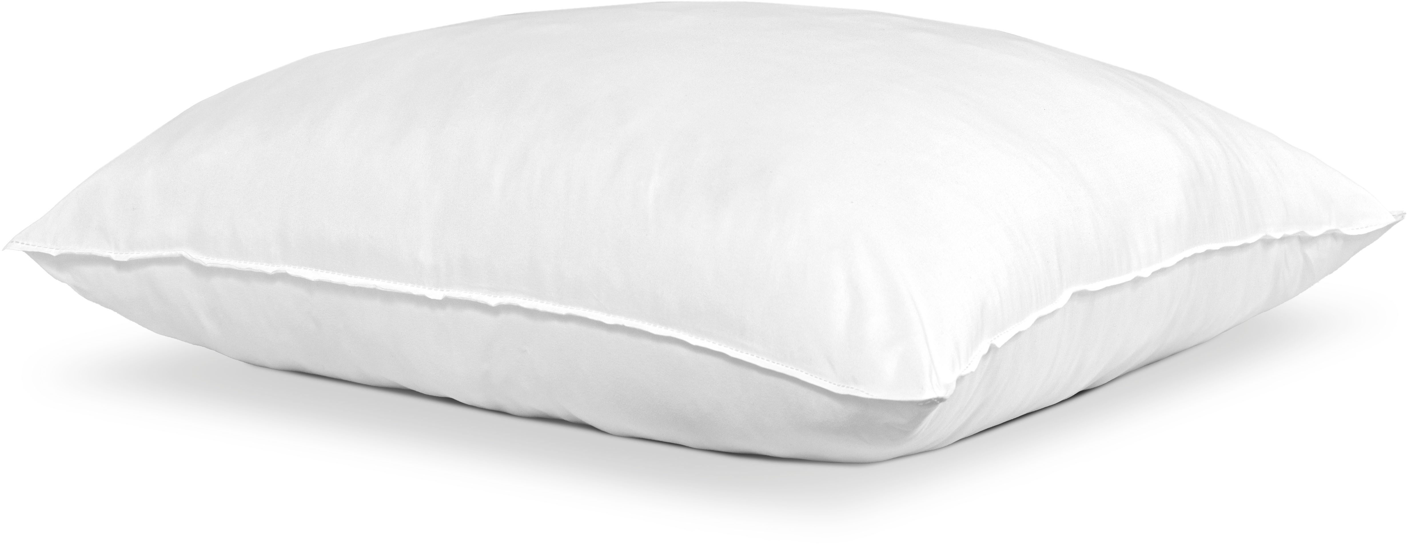 John Cotton Microfaserkissen Emilia, Kopfkissen 40x80 cm, 80x80 cm, Füllung: Polyester, Bezug: Microfaser, Kissen, allergiker geeignet (für Hausstauballergiker)