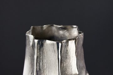 riess-ambiente Tischvase ORGANIC ORIENT 44cm silber (1 St), Wohnzimmer · Dekoration · Metall · Blumen