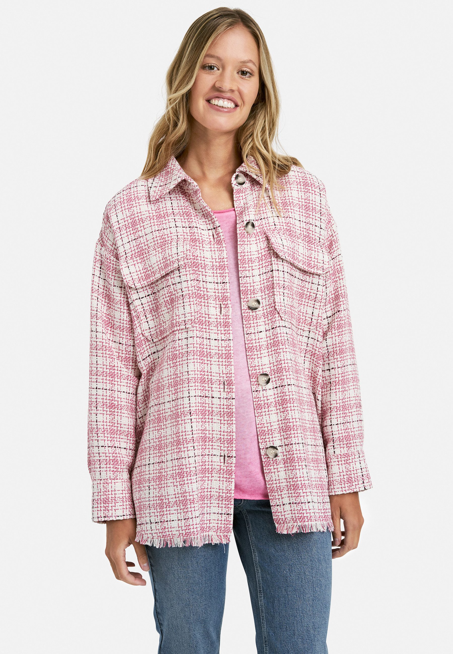 Smith & Soul Blusentop Tweed (1-tlg) im Tweed Stil günstig online kaufen