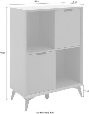 MCA furniture Highboard Netanja, Breite ca. 80 cm