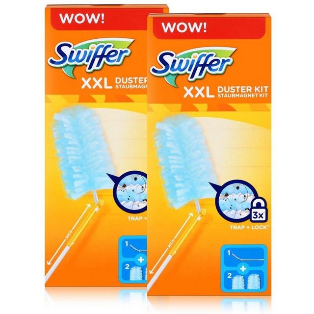 Swiffer 2x Swiffer XXL Duster Staubmagnet Starterkit Reinigungstücher