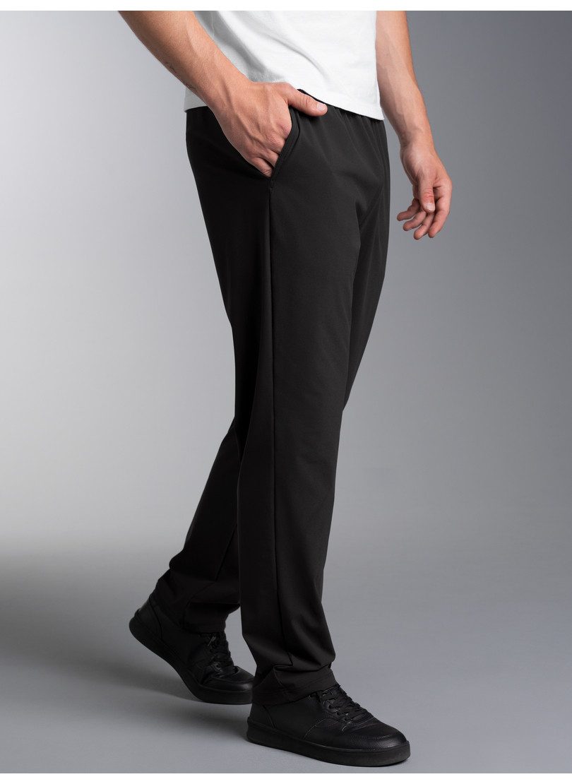 Trigema Jerseyhose TRIGEMA Freizeithose mit elastischer Kordel (1-tlg)