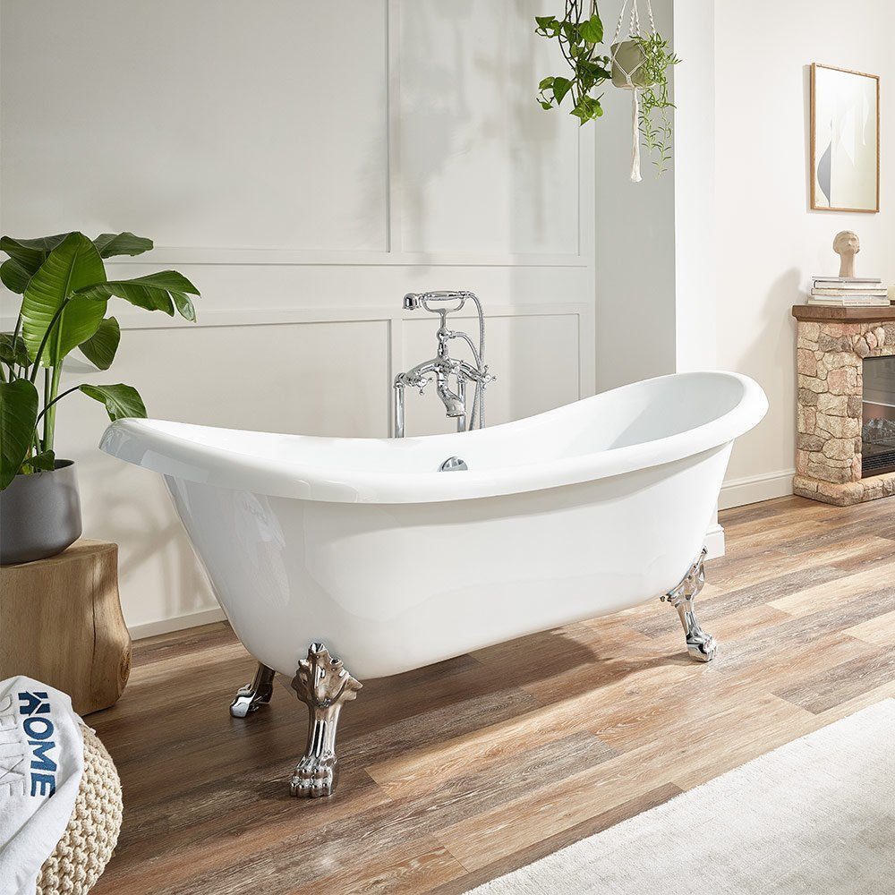 HOME DELUXE Badewanne Freistehende Badewanne FAMA, (1-tlg), 176 x 74 x 79 c günstig online kaufen