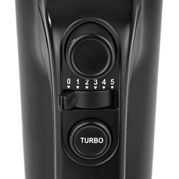 N8WERK Handmixer 5 Geschwindigkeiten & Turbotaste Midnight Edition, 400,00 W