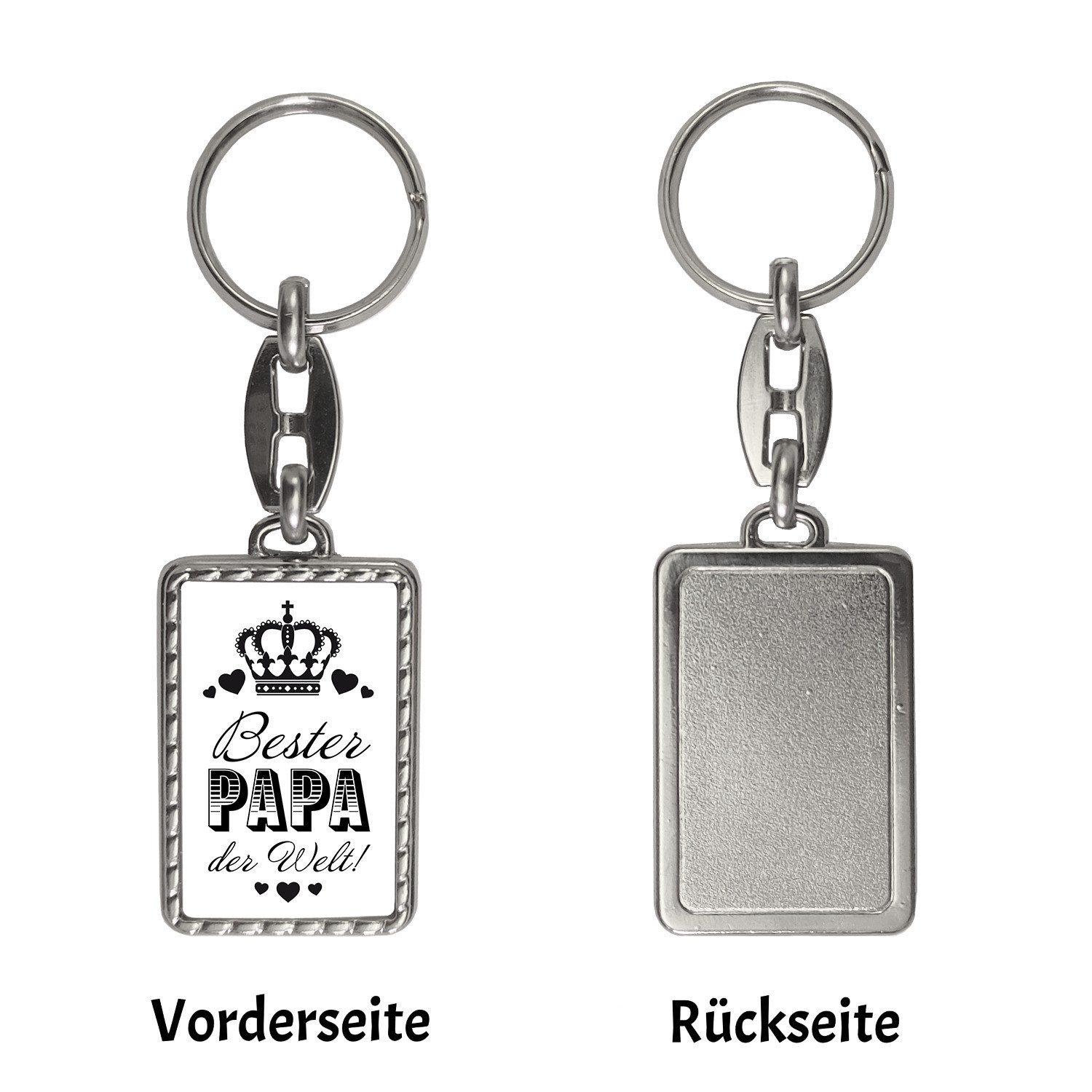 speecheese Schlüsselanhänger Bester Papa der Welt Schlüsselanhänger mit Bor günstig online kaufen
