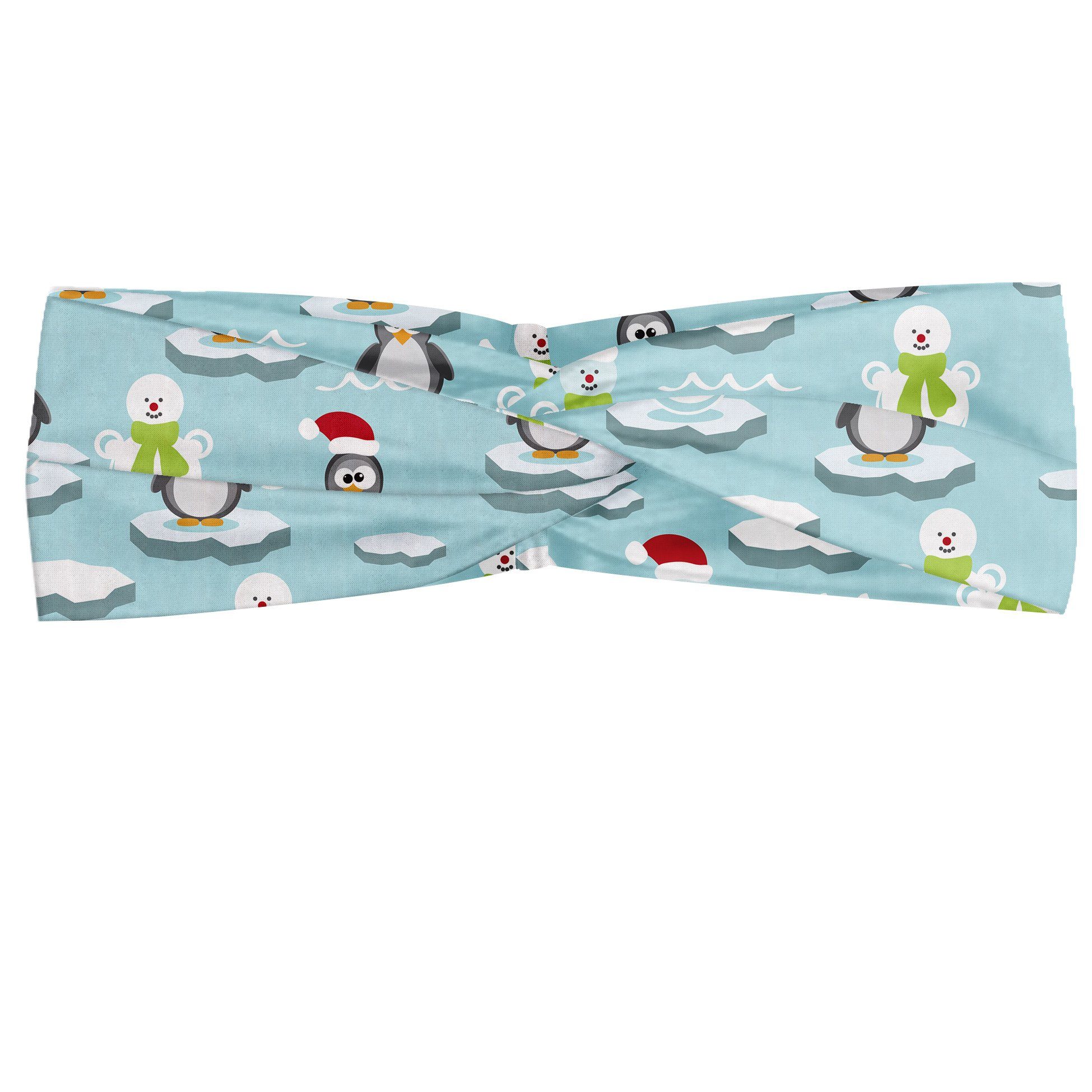 Abakuhaus Stirnband Elastisch und Angenehme alltags accessories Lustig Penguin Snowman Eisscholle