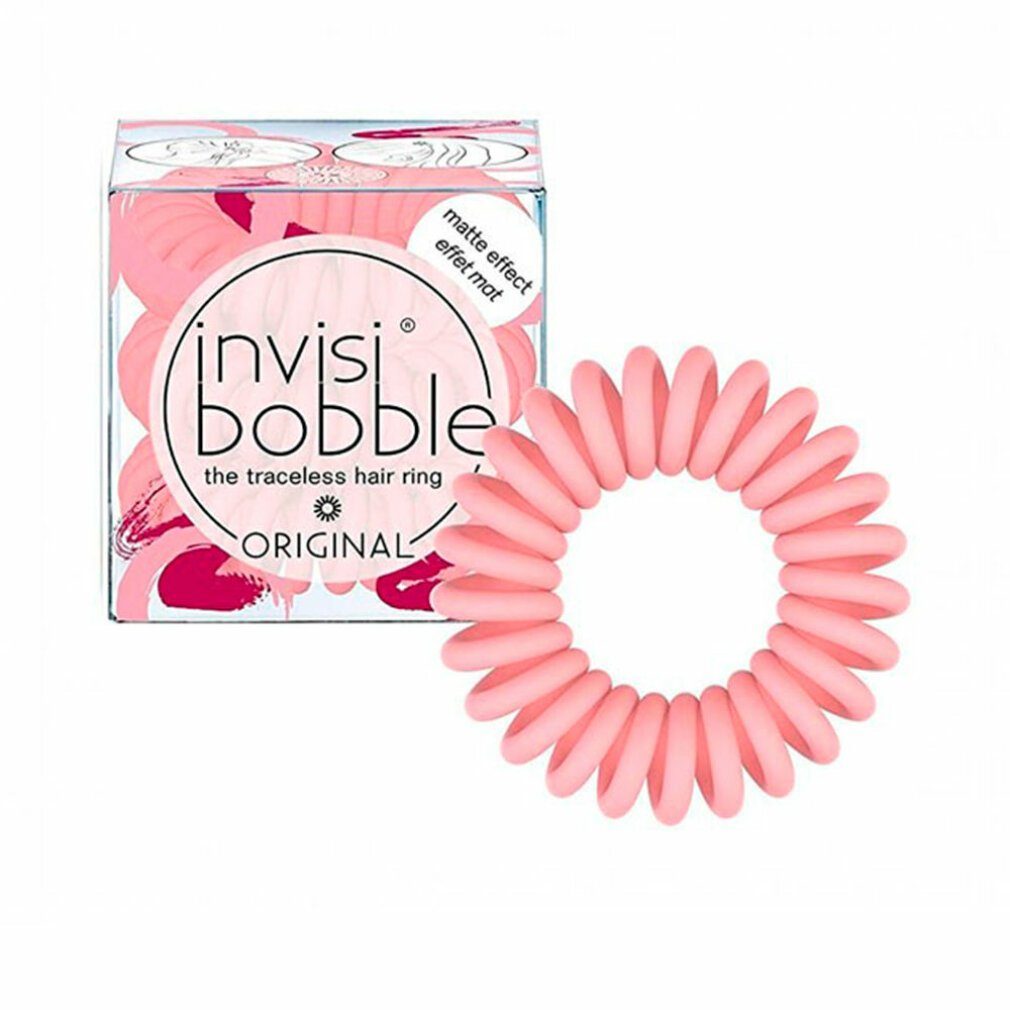 invisibobble Haarklemme Haargummi Original matt rosa, 3 St