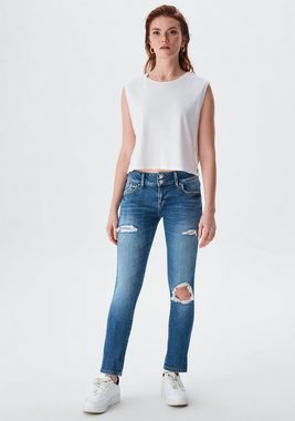 LTB Slim-fit-Jeans Molly mit doppelter Knopfleiste & Stretch