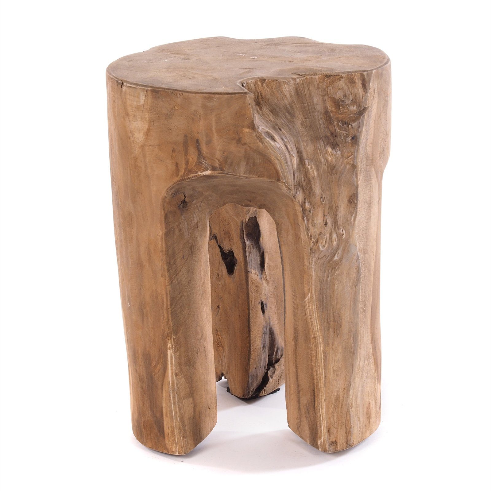Hocker BAUMSTAMM HOCKER "LOG", 41x29 cm (HxB), natur, Sitzhocker