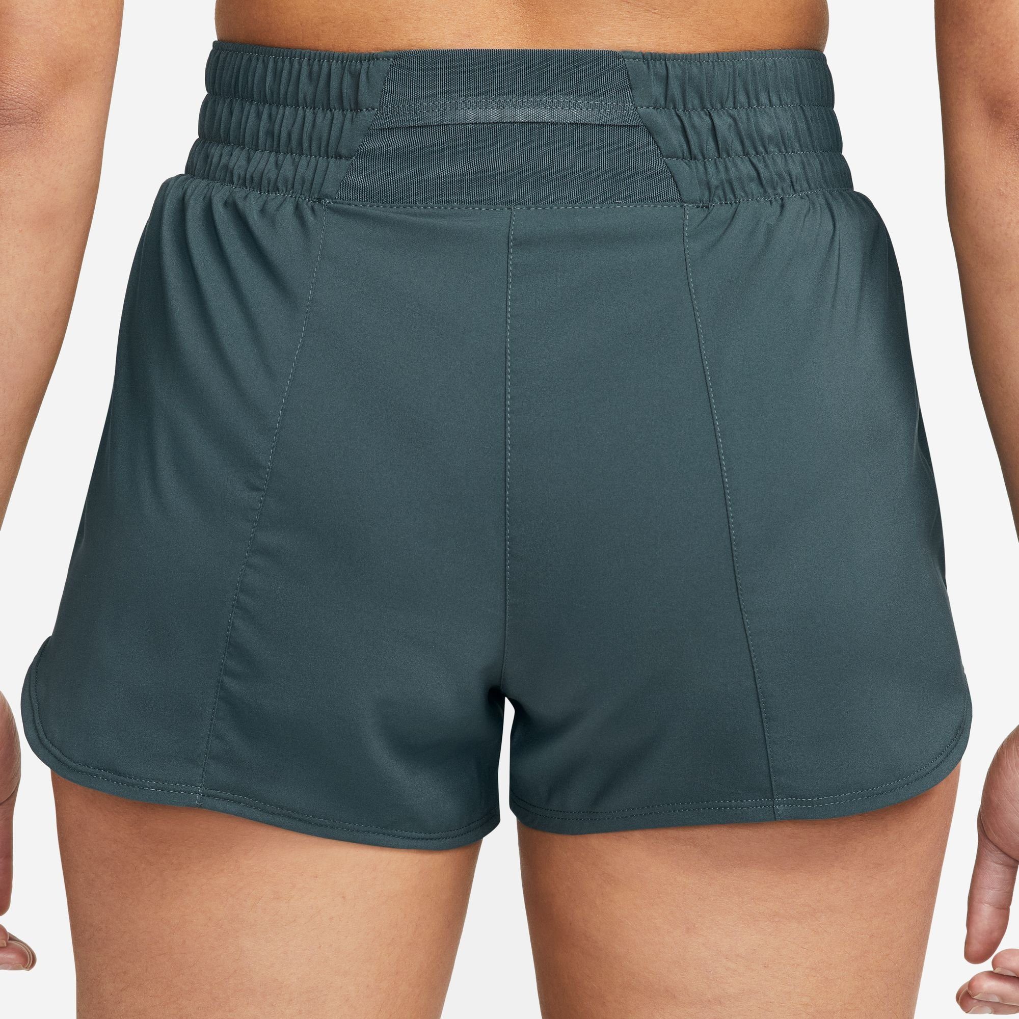 Trainingsshorts DEEP JUNGLE/REFLECTIVE ONE MID-RISE SILV DRI-FIT BRIEF-LINED WOMEN'S Nike SHORTS