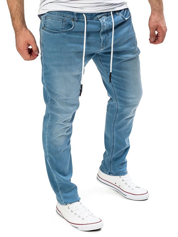 Overflødig Lækker moronic Yazubi Slim-fit-Jeans Herren Sweathose in Jeansoptik Erik Schmale Jeans,  mit Stretch-Anteil