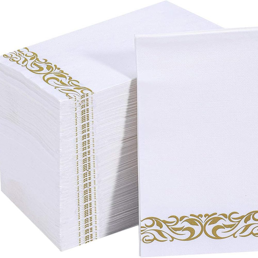 Coonoor Stoffserviette für Kommunion Konfirmation Hochzeit Taufe und andere Feiern, (25 St)