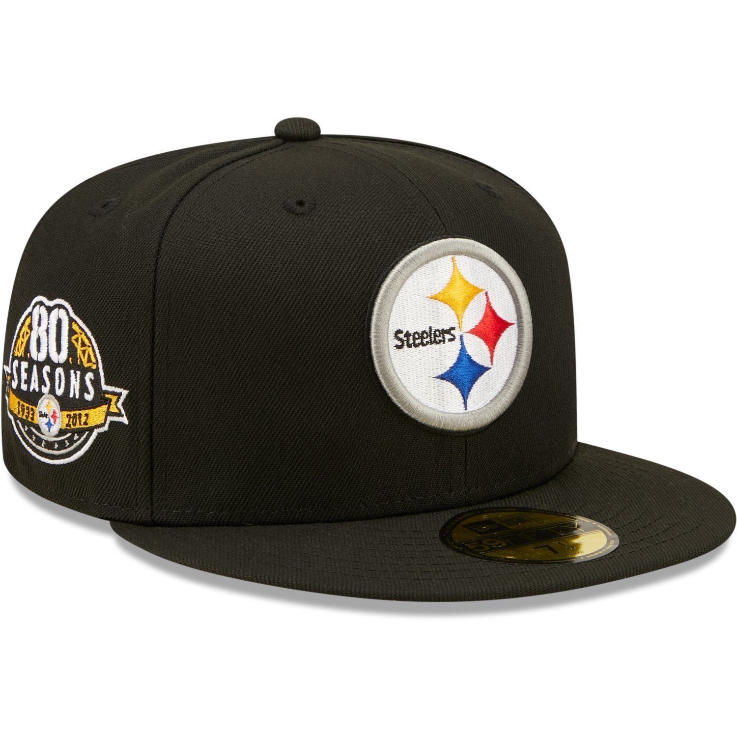 New Era Fitted Cap 59Fifty Pittsburgh Steelers 80 Seasons