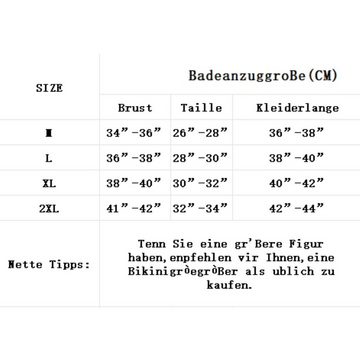 Elowen Tankini Damen-Tankini-Badeanzug, tiefem V-Ausschnitt und Badebekleidung