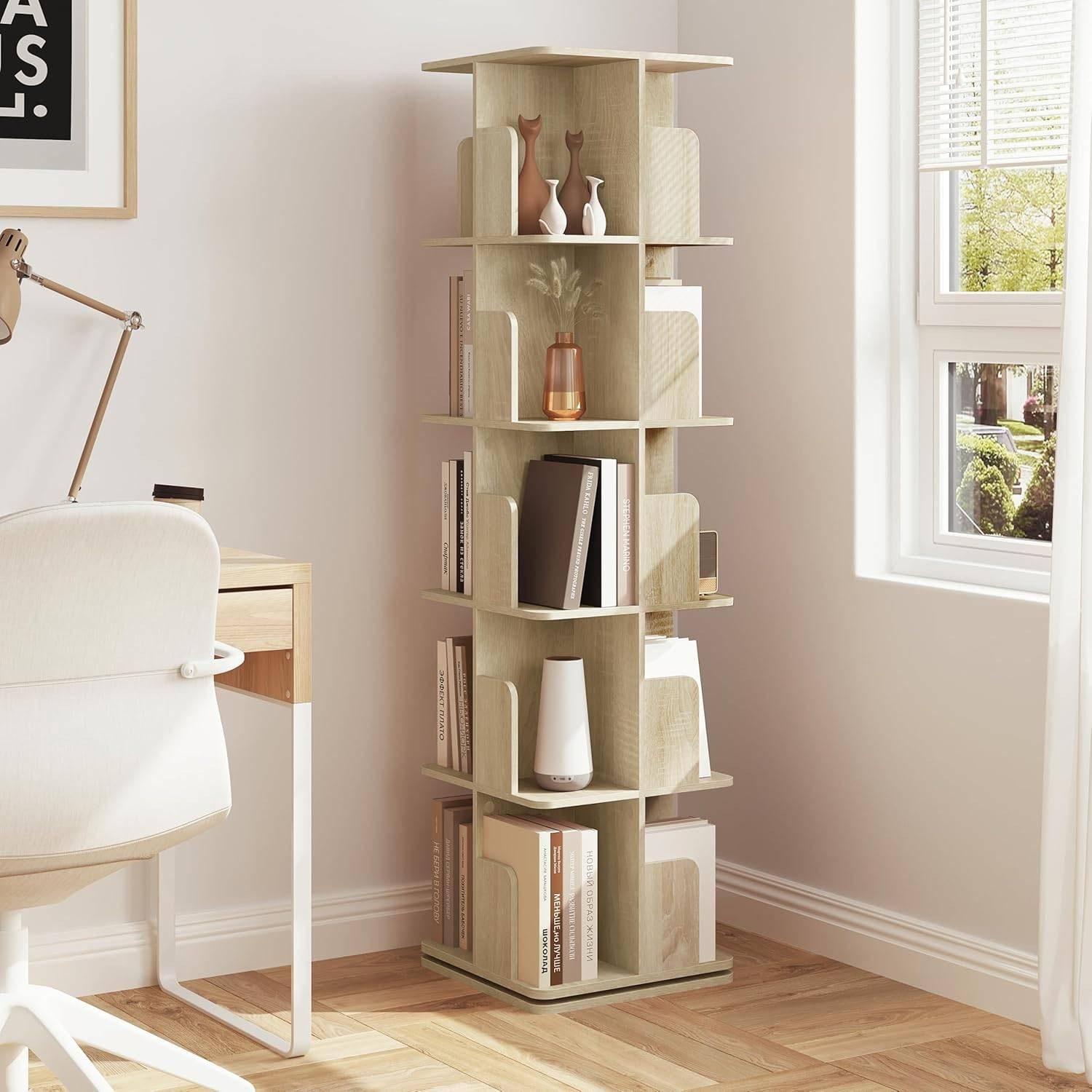 EUGAD Bücherregal, 1-tlg., Bücherschrank mit 5 günstig online kaufen