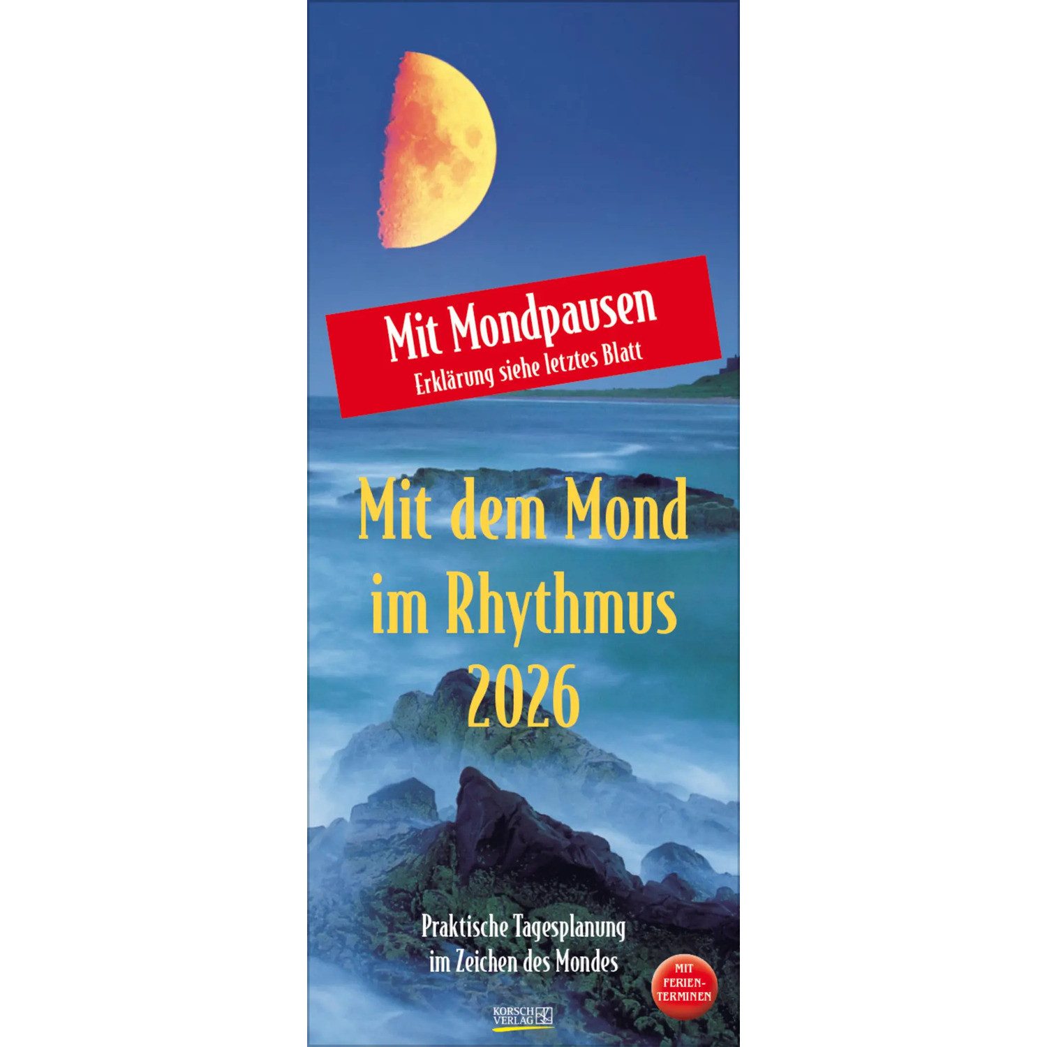 Korsch Verlag Wandkalender Mond-Planer 2026