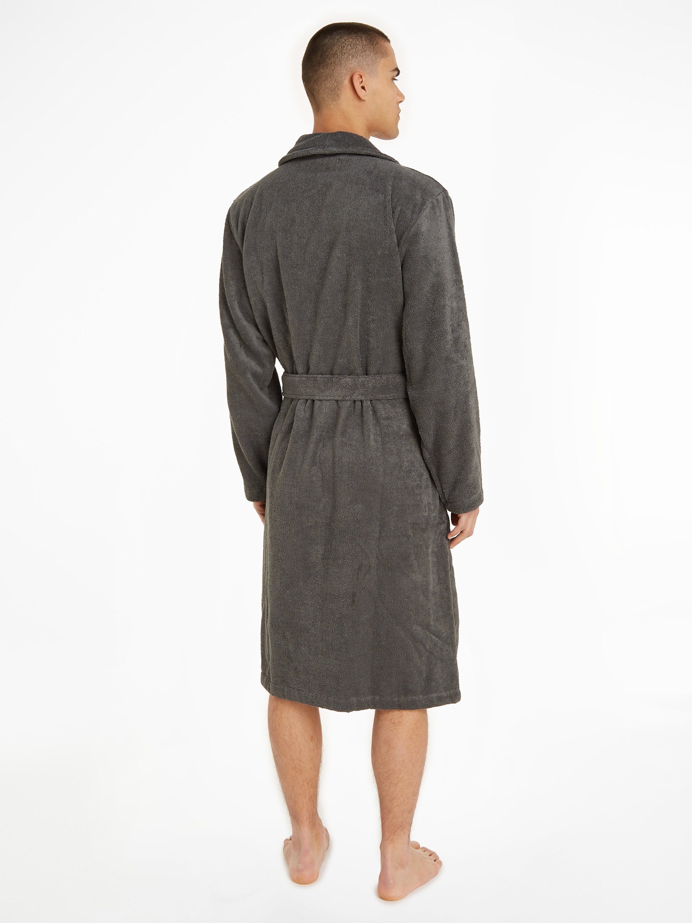 Tommy Hilfiger Underwear Bademantel, Kurzform, Baumwoll-Webfrottier, Gürtel günstig online kaufen