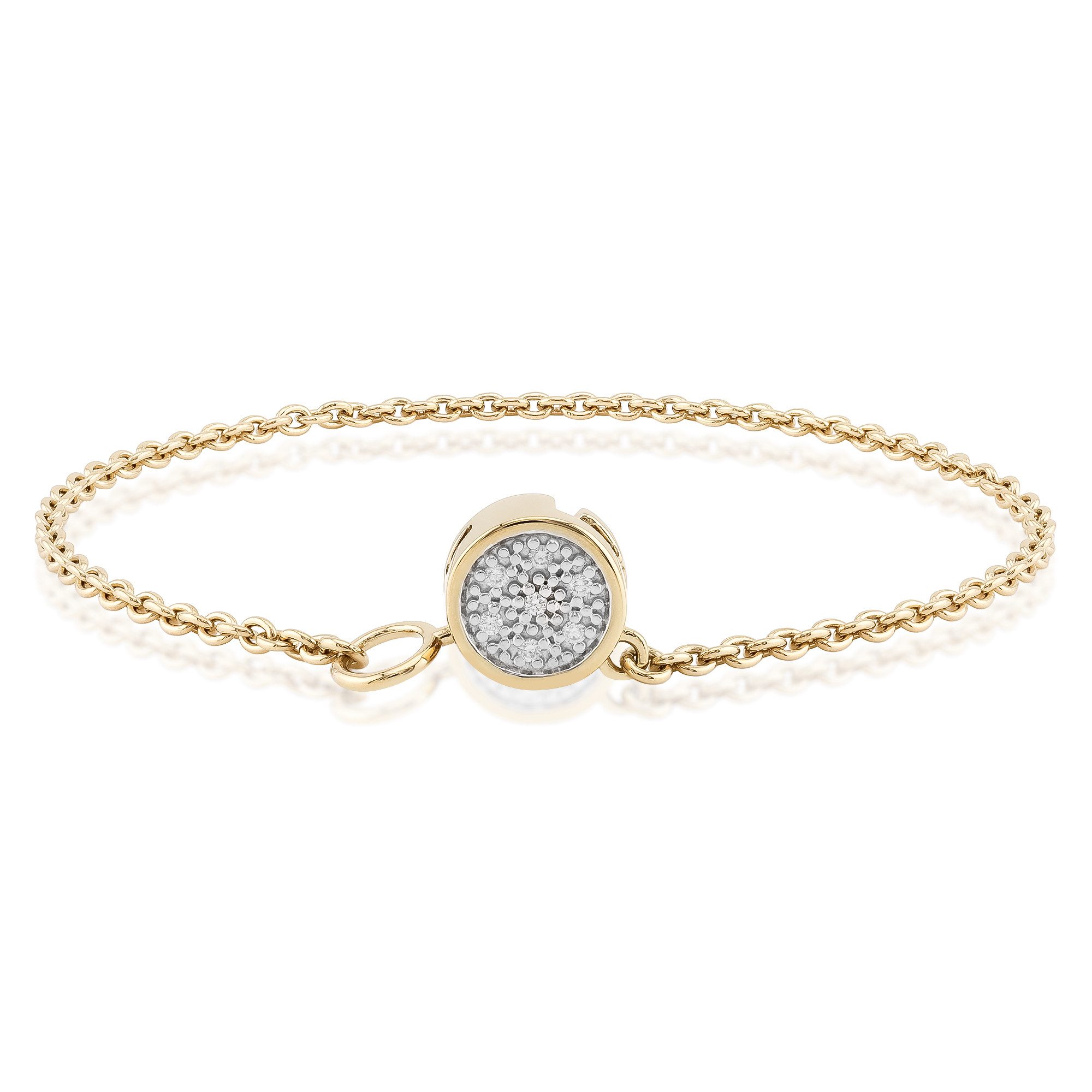 Cavill Silberarmband SI1 Diamant-Armband aus vergoldetem Silber (1-tlg)