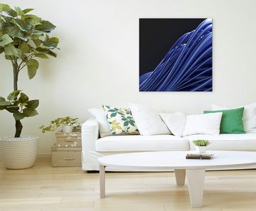 Sinus Art Leinwandbild Naturfotografie – abstrakt modern chic chic dekorativ schön deko schön deko e dunkelblaue Linien au