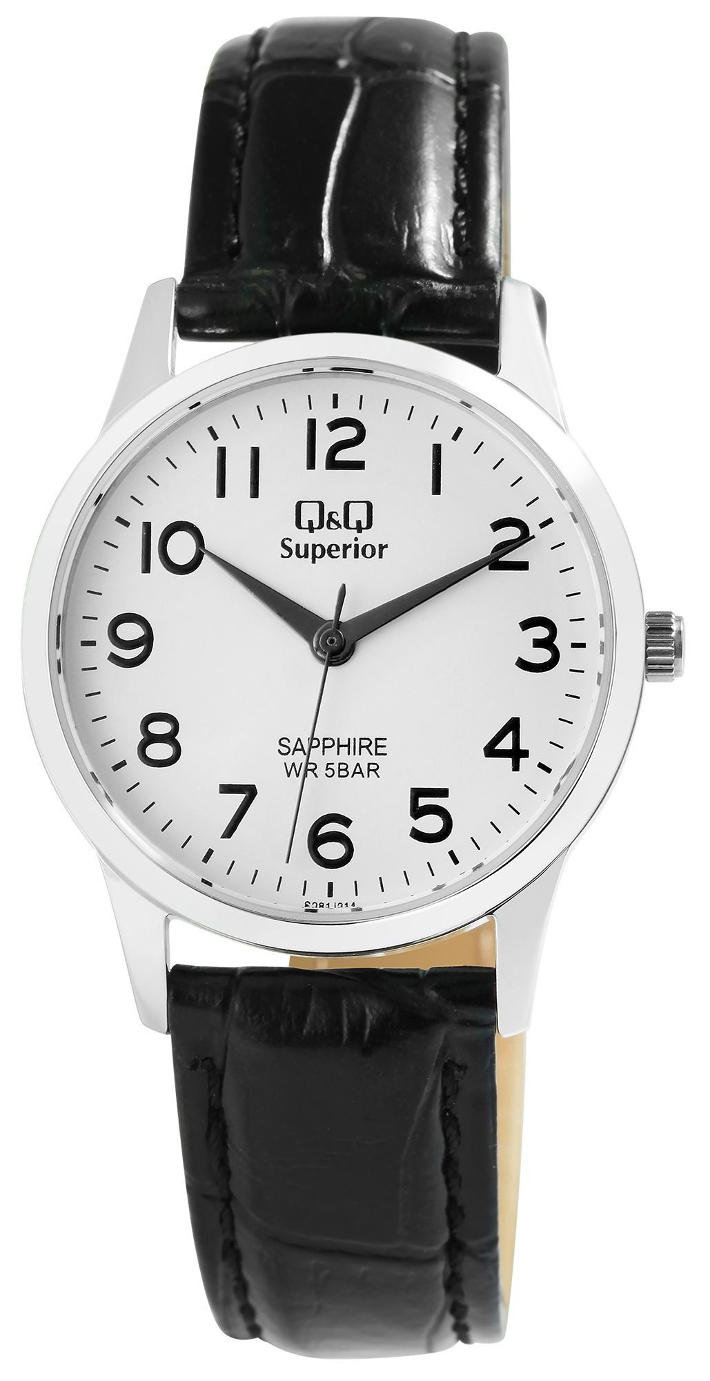 Q&Q Quarzuhr S281J314Y Q&Q Superior Damenuhr mit Echtlederarmband