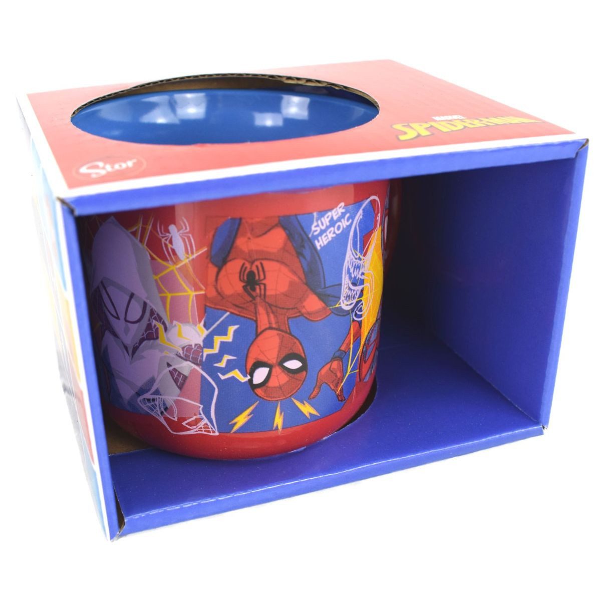 Stor Tasse Tasse mit Spiderman ca. 350ml aus Keramik, 1-tlg., Keramik, authentisches Design
