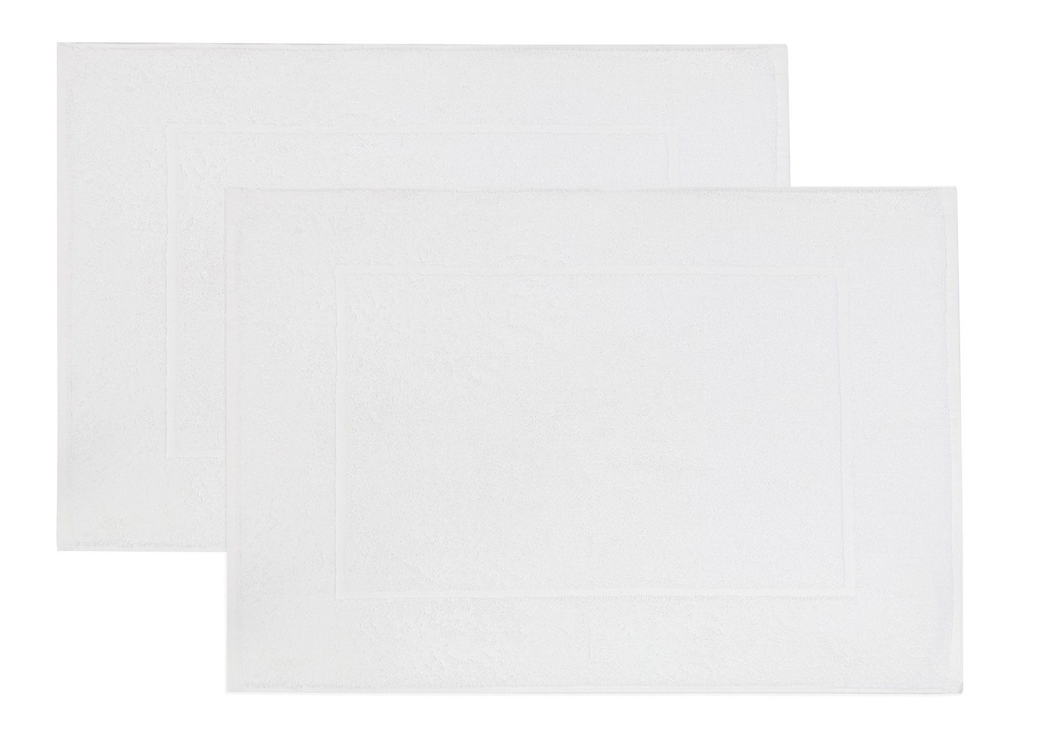 ZOLLNER Badematte, waschbar bis 95°C, Streifenbordüre, günstig online kaufen