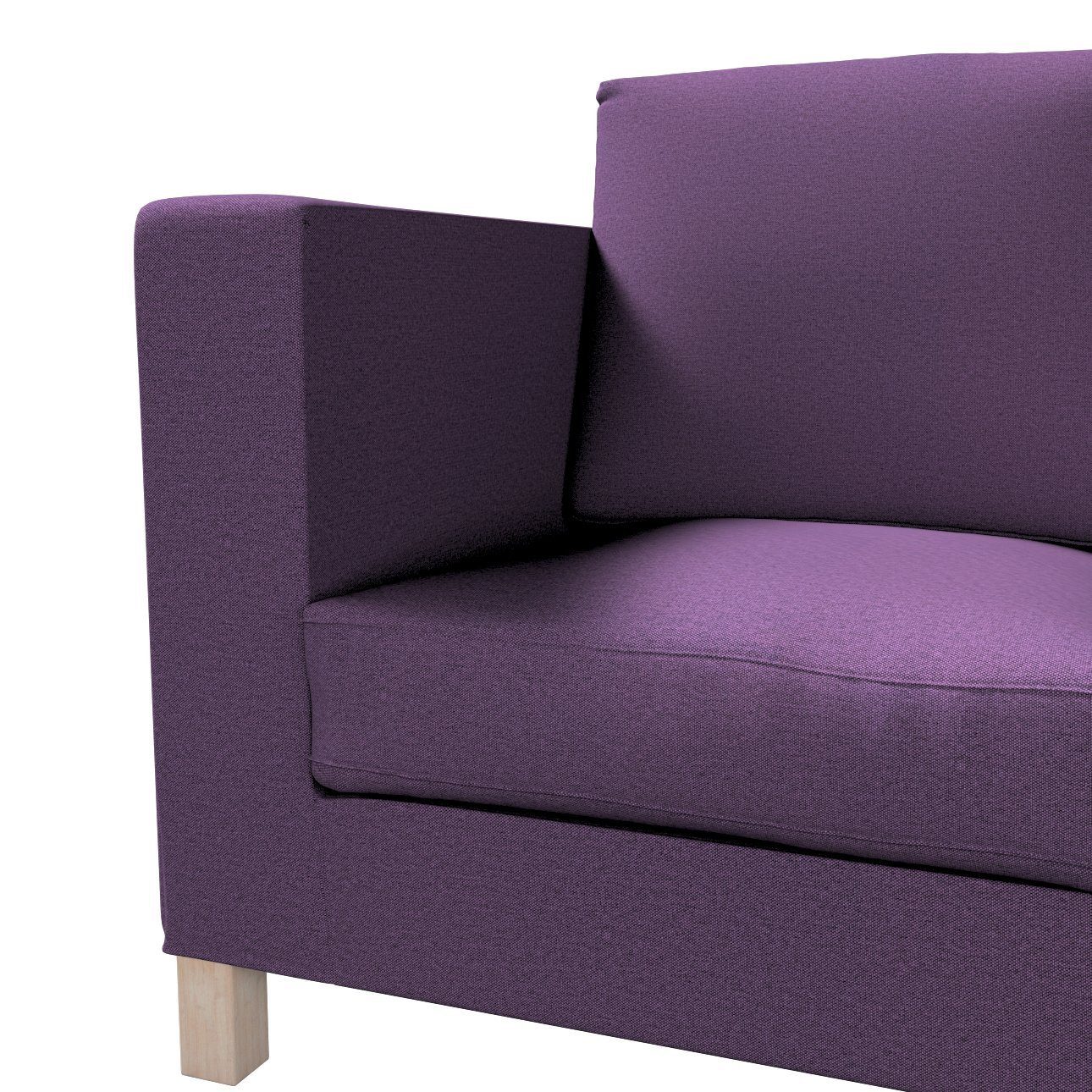 3-Sitzer nicht Karlanda Etna, Sofahusse violett Sofa Dekoria kurz, ausklappbar
