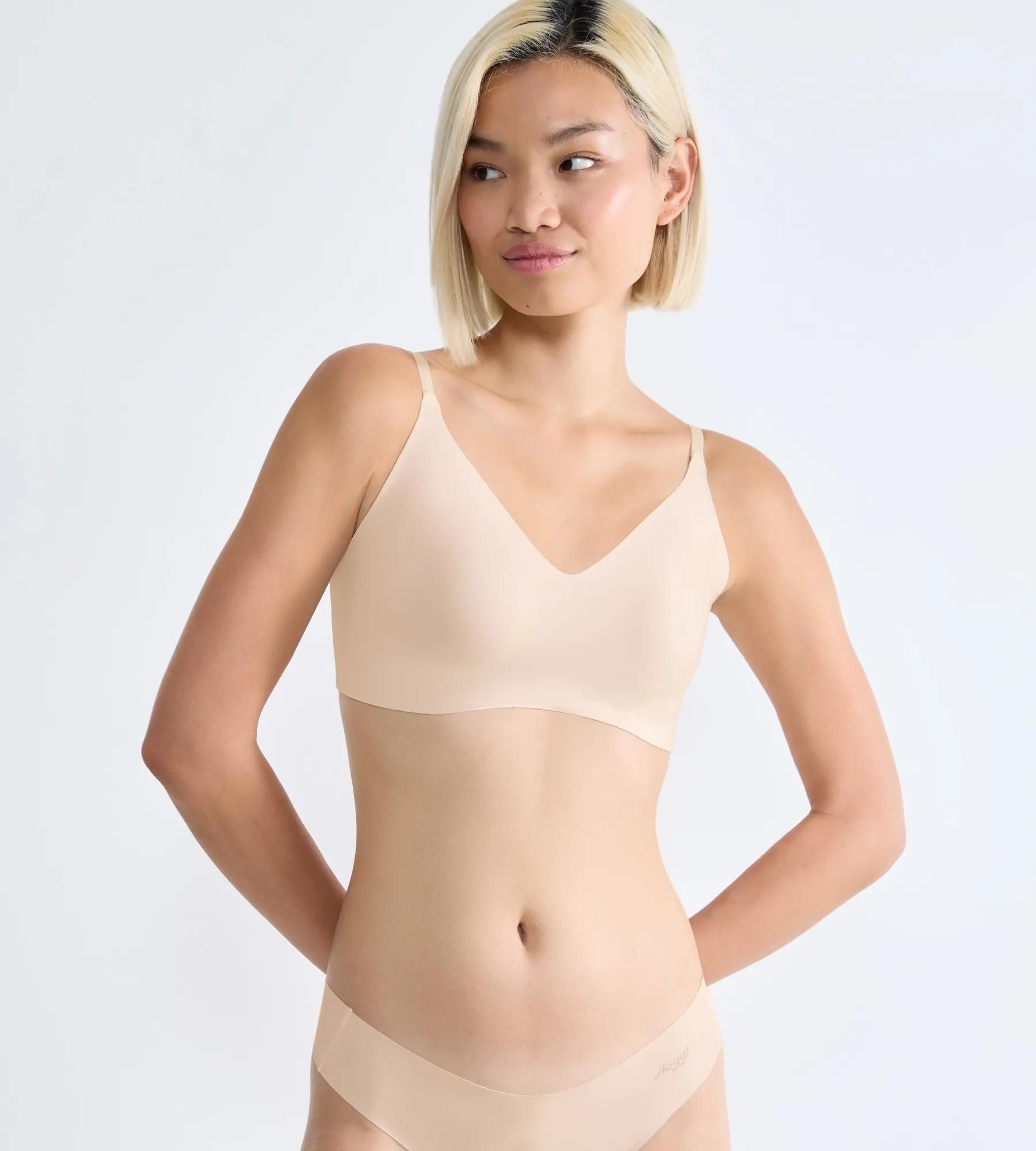 Sloggi Bralette ZERO Microfibre 2.0 nahtlos, herausnehmbare Einlagen, mittlerer Halt, Microfaser