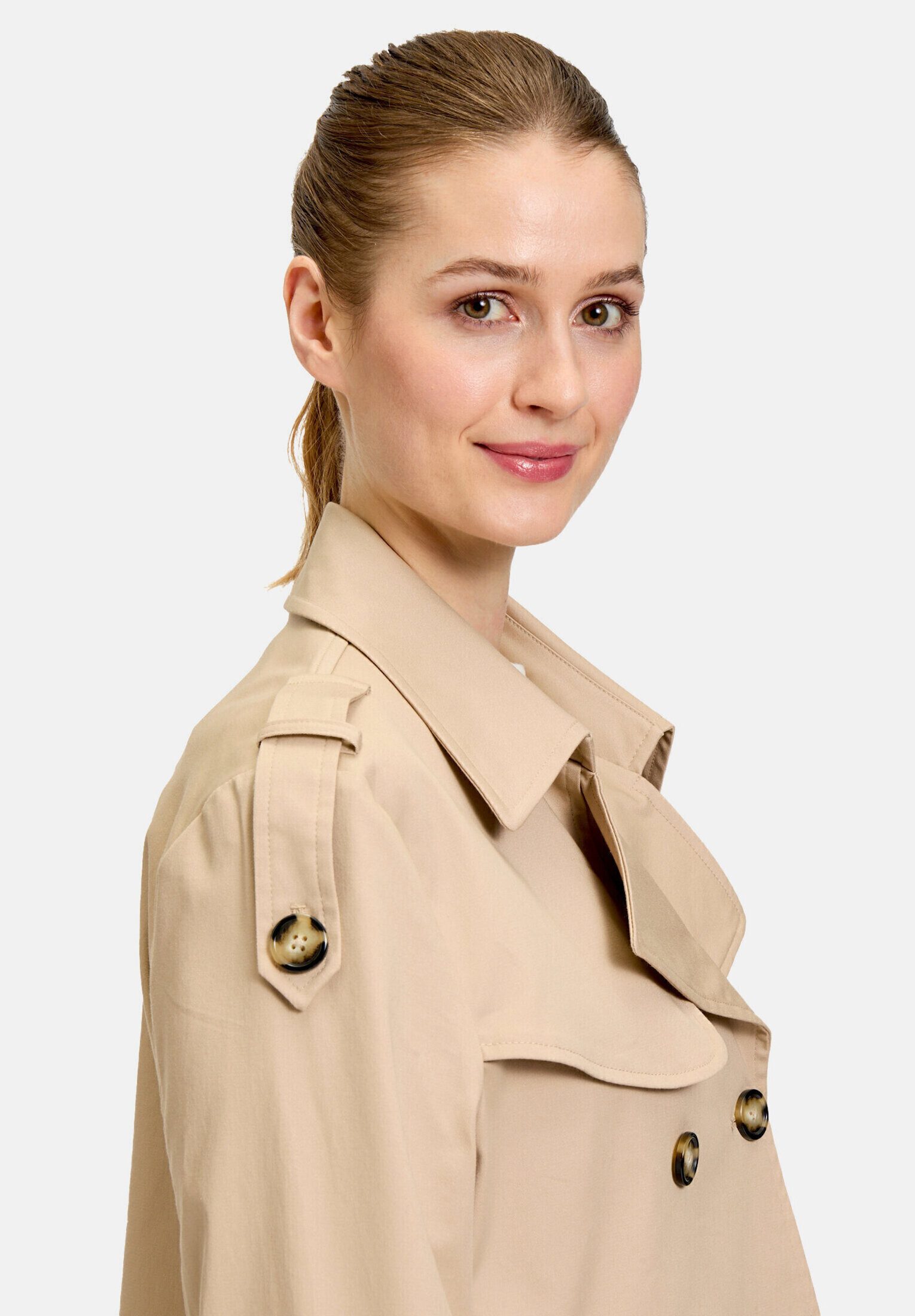 Amber & June Sommerjacke Damen mit Kragen – Bild 4 von 5