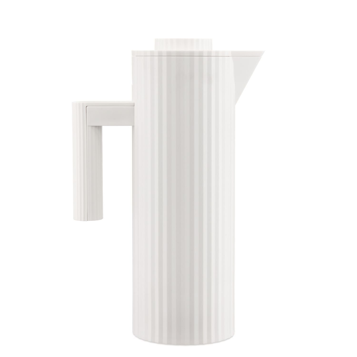 Alessi Isolierkanne Plissé Weiß 1000 ml, 1 l