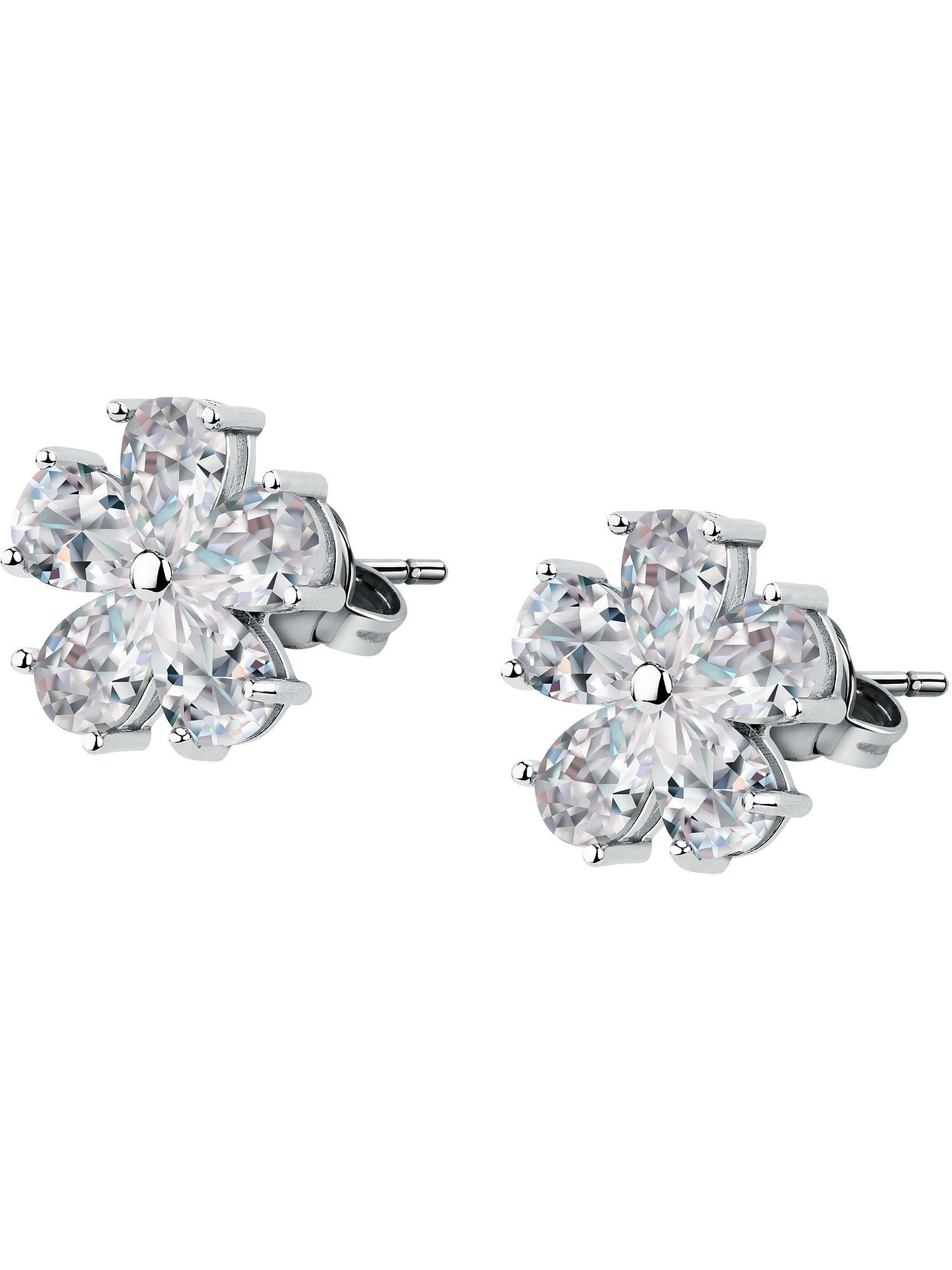 FAVS Paar Серьги-гвоздики FAVS Damen-Ohrstecker 925er Silber 10 Zirkonia