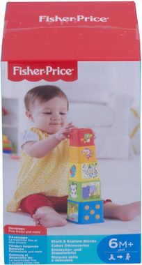 Fisher-Price® Stapelspielzeug Entdecker- und Stapelwürfel, (5-tlg)