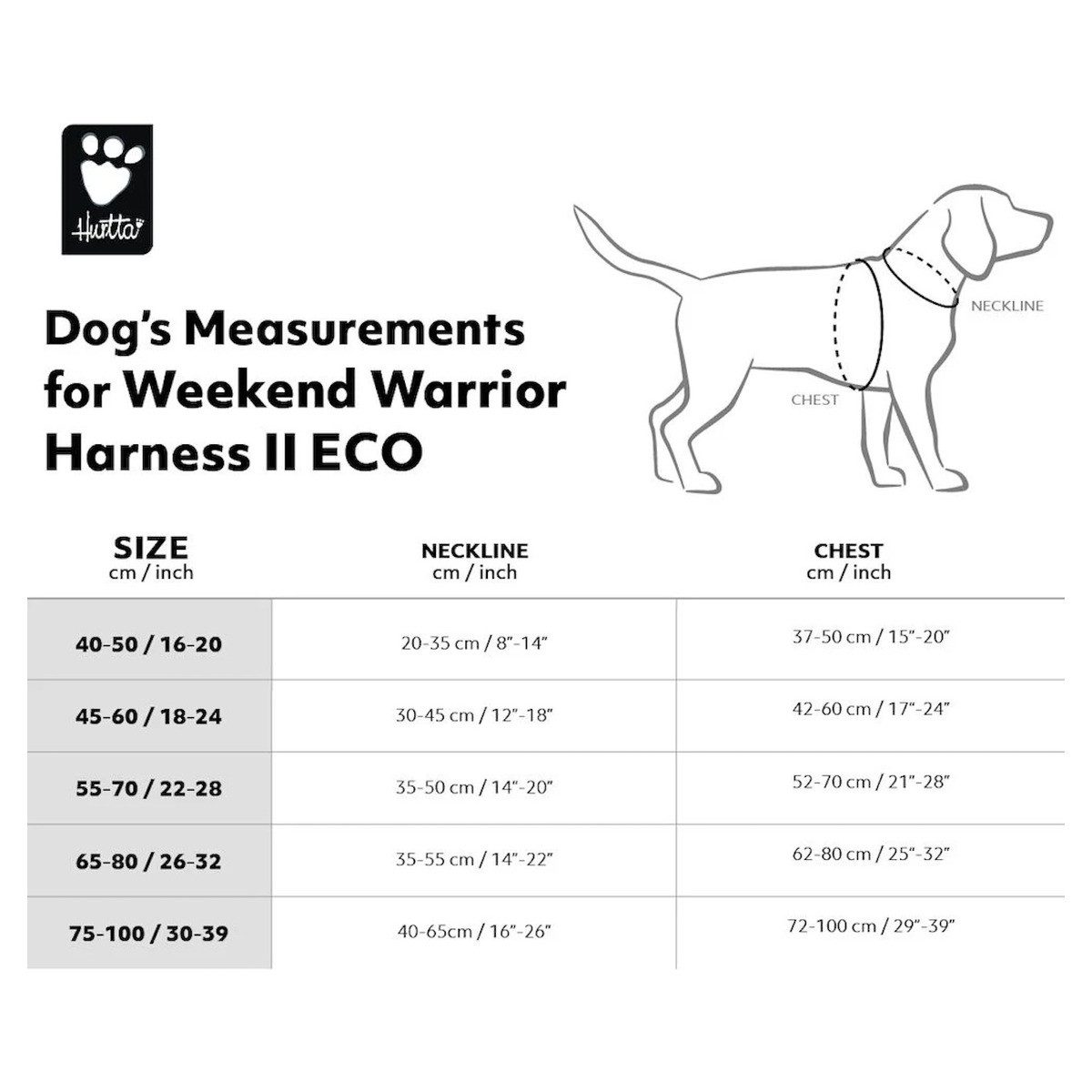 HURTTA Hunde-Geschirr Weekend Warrior Geschirr II günstig online kaufen