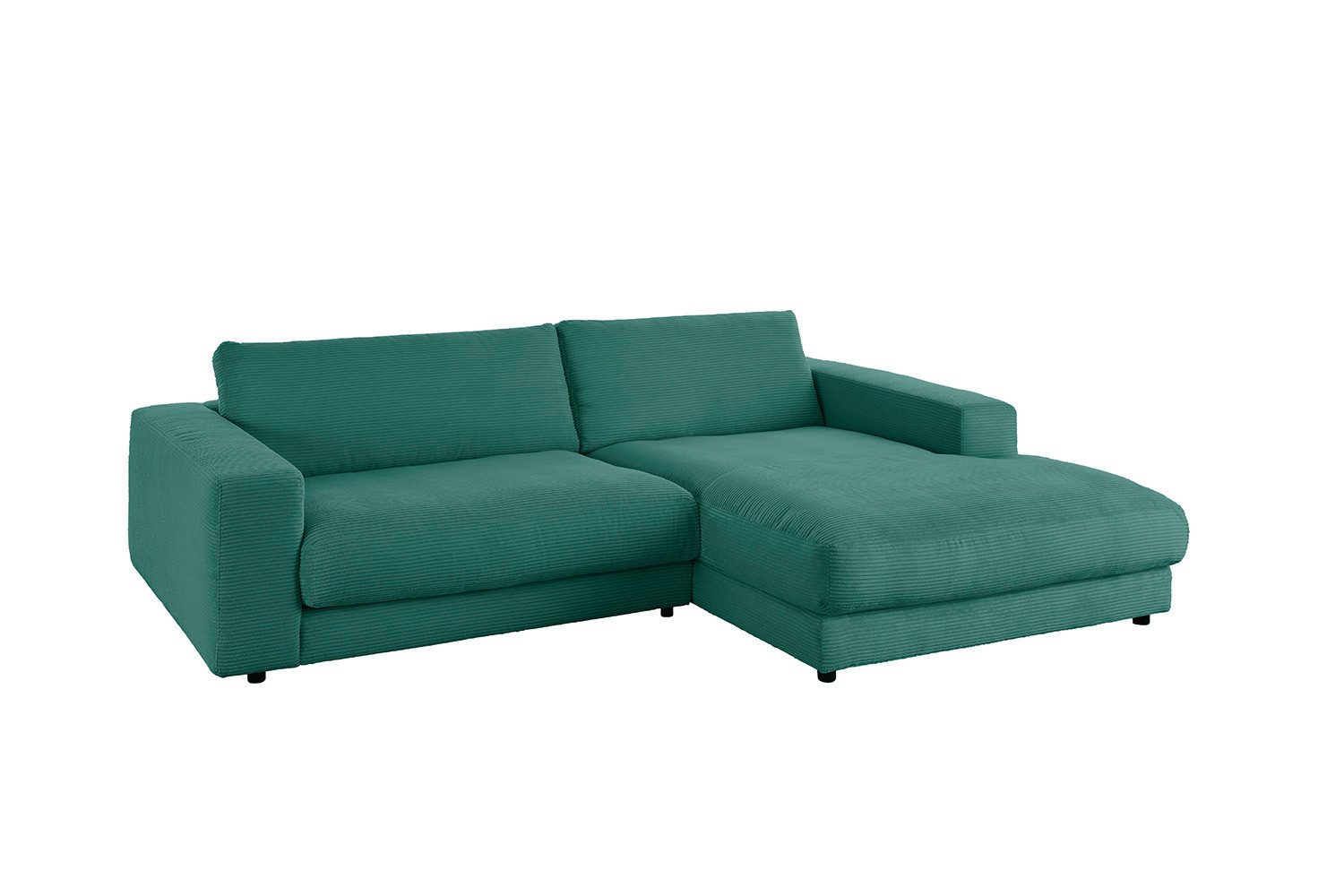 KAWOLA Ecksofa MADELINE, Sofa Cord Longchair günstig online kaufen