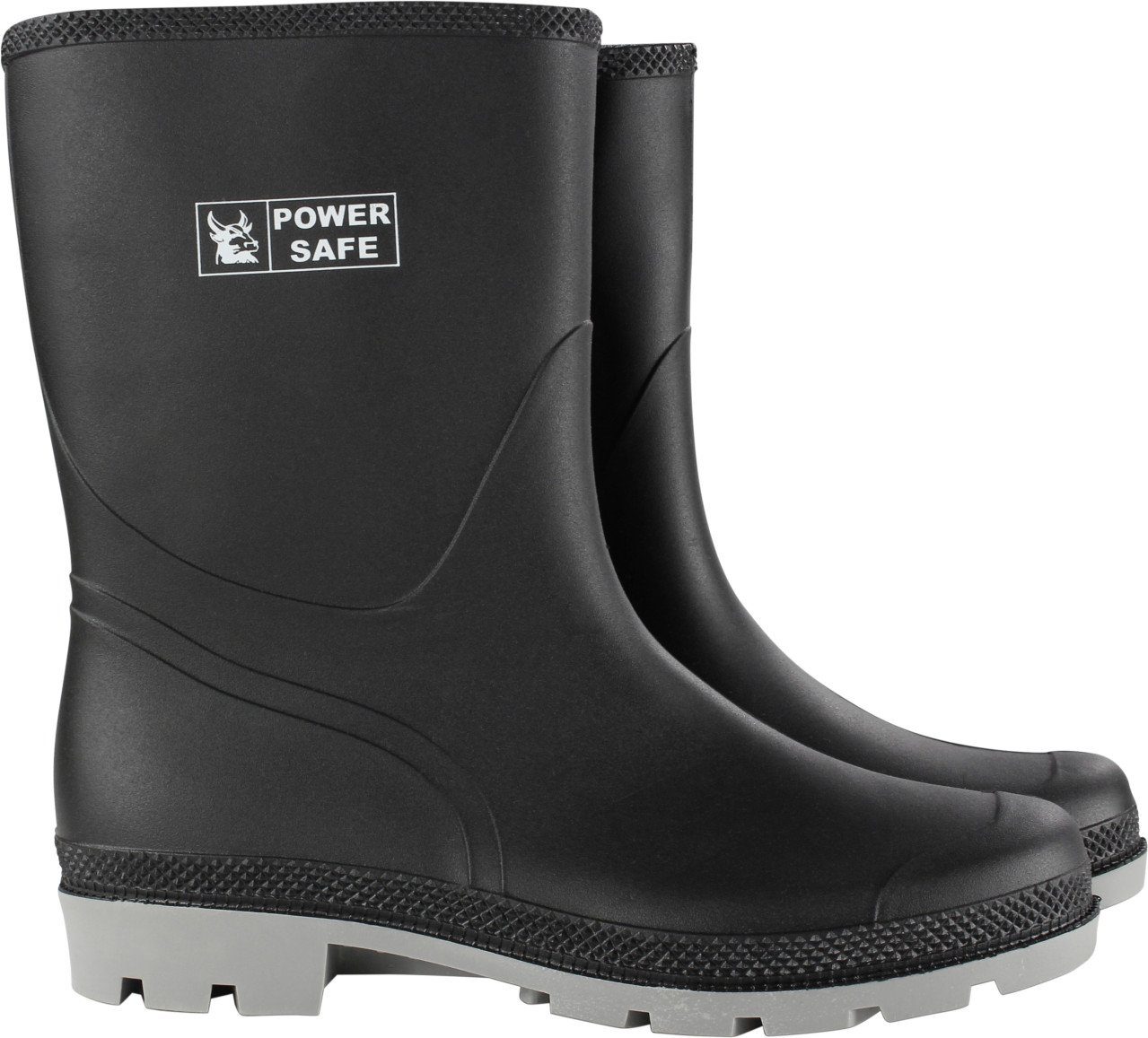 Power Safe Power Safe PVC-Stiefel halbhoch schwarz-grau Sicherheitsschuh