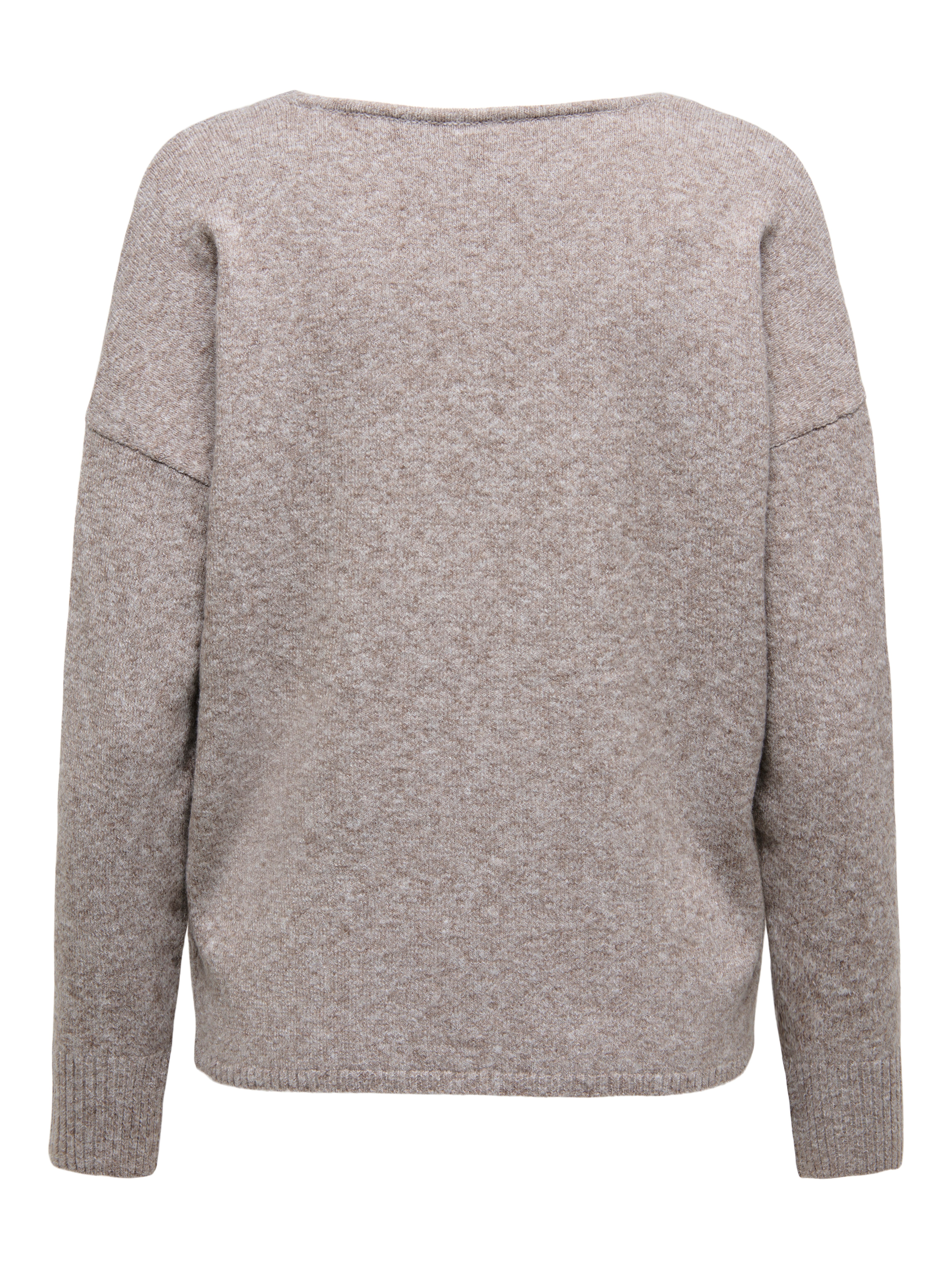 ONLY V-Ausschnitt-Pullover ONLRICA LIFE L/S V-NECK PULLO KNT NOOS Materialmix, regular fit