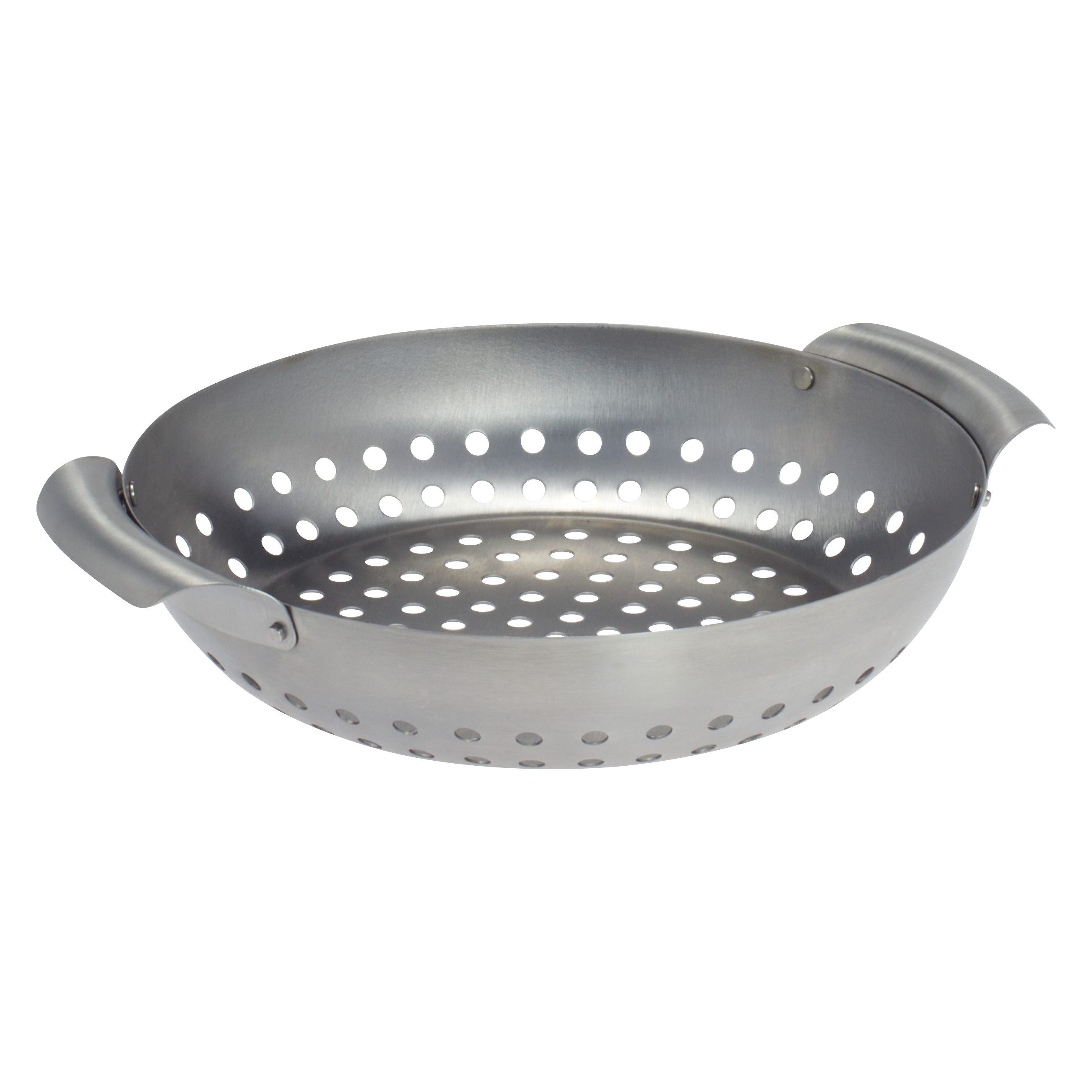 bremermann Grillplatte Grillkorb rund 27 x 6 x 22,5 cm Edelstahl Grillpanne Grillplatte (1-St)