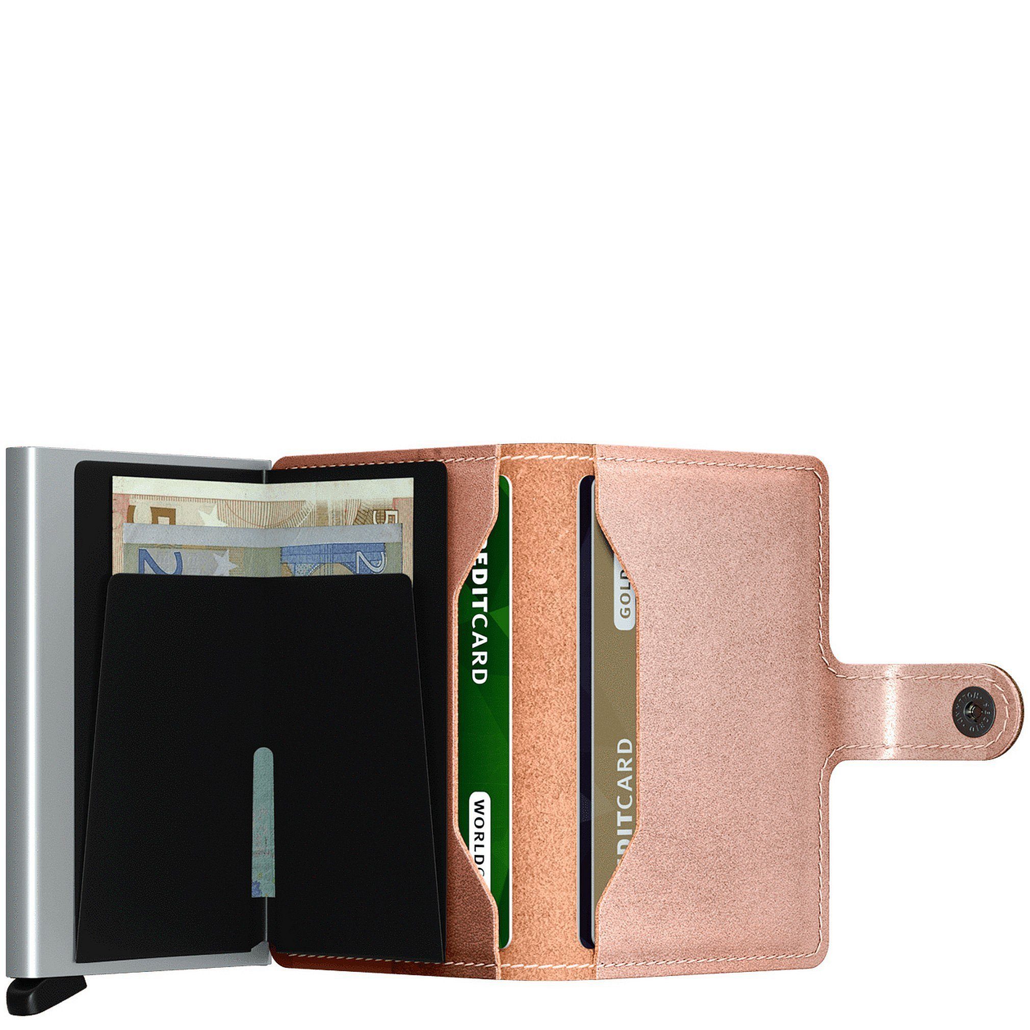 SECRID Geldbörse Metallic Miniwallet - RFID 6.5 rose Geldbörse (1-tlg) cm