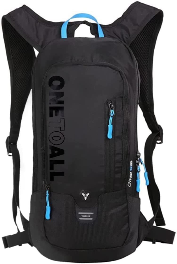 RAIKOU Fahrradrucksack 10L Damen Herren kleiner Sportrucksack / Radsport / Trinkrucksack (Trinksystemvorbereitung), Massage atmungsaktives Rückenkissen