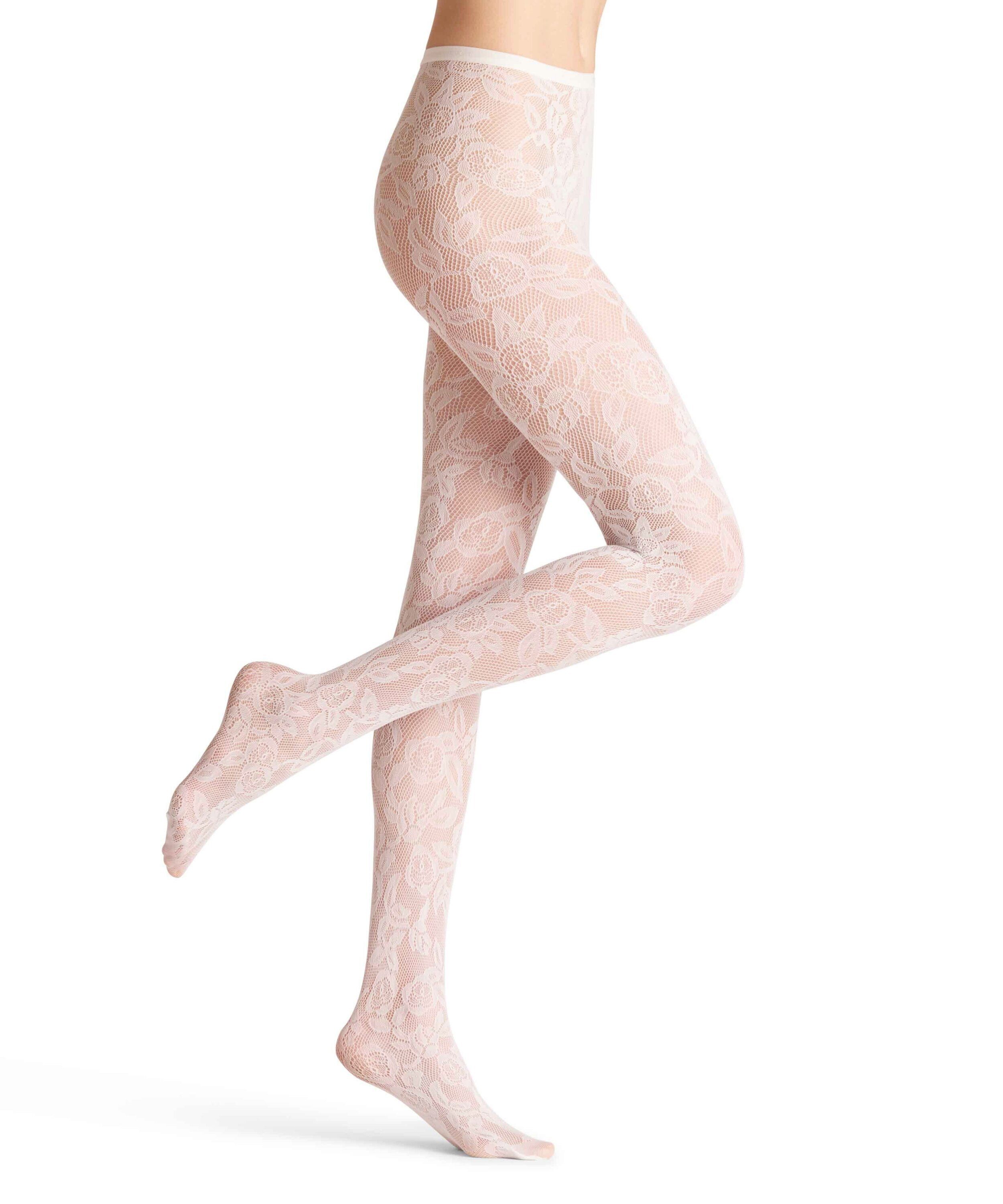 FALKE Feinstrumpfhose FALKE x Kaviar Gauche Strumpfhose (1 St) mit femininer Spitzenoptik