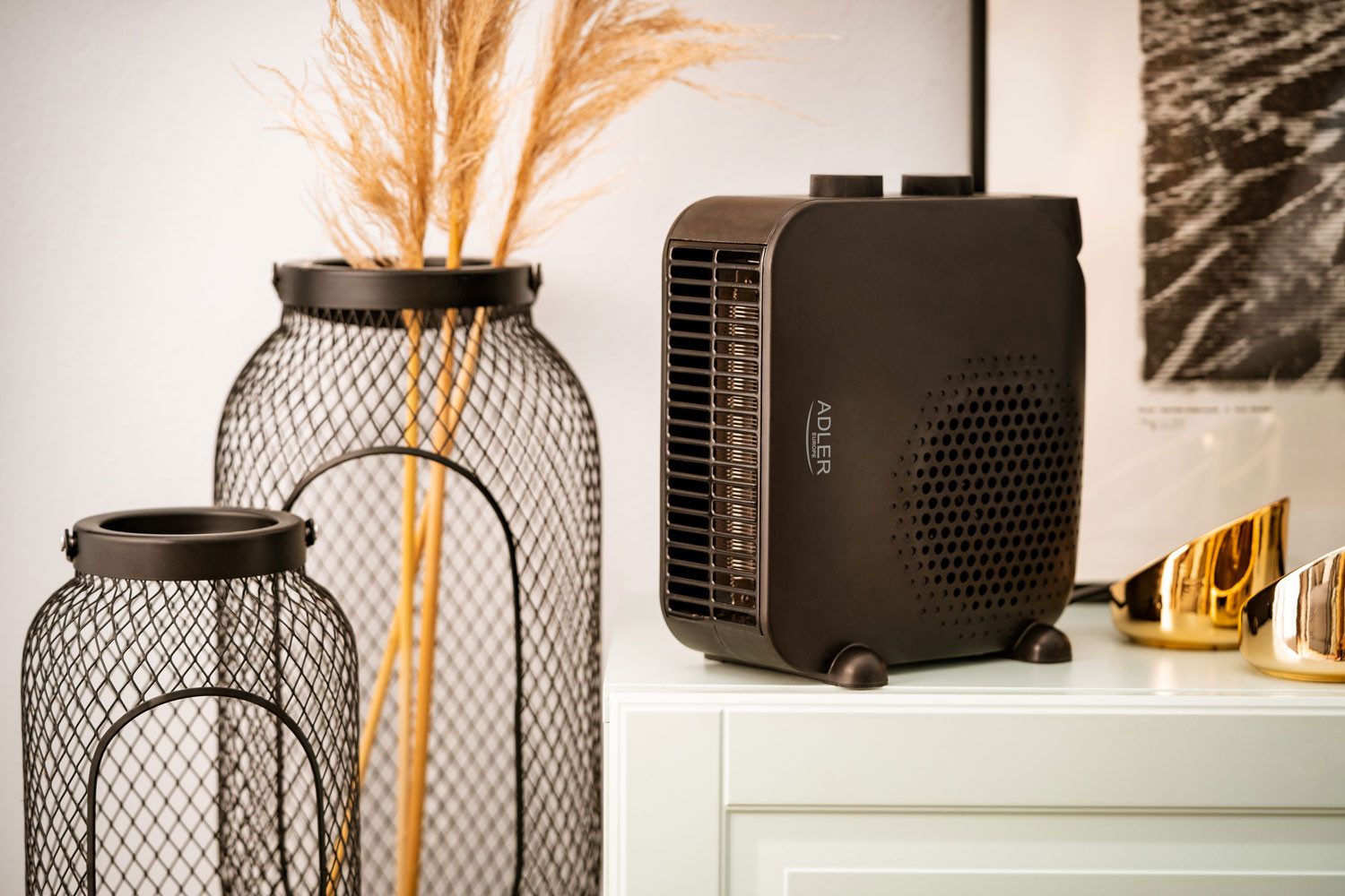 Adler Heizlüfter Adler Heizlüfter schwarz 1000W/2000W AD 7725b – Bild 5 von 5