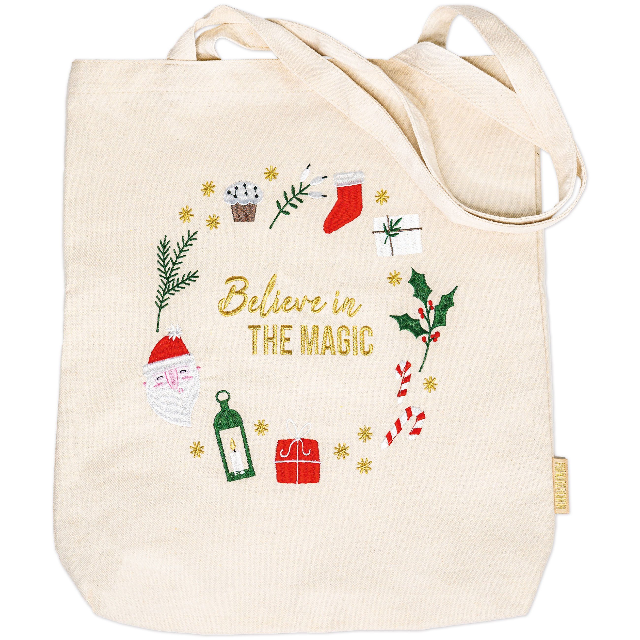PAPIERDRACHEN Beuteltasche Papierdrachen Jutebeutel mit weihnachtlichem günstig online kaufen