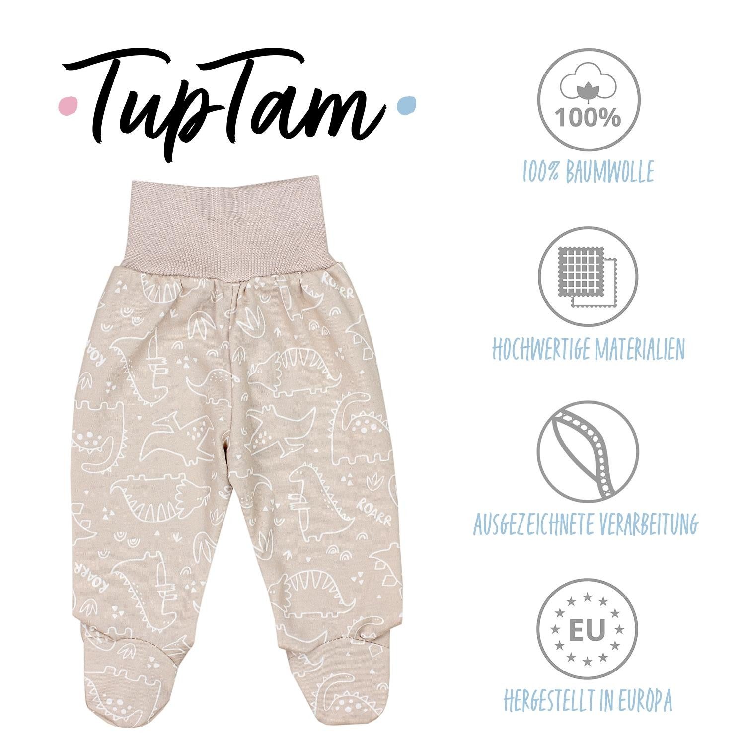 TupTam Schlupfhose TupTam Baby Unisex Hose mit Fuß Bunte 5er Pack