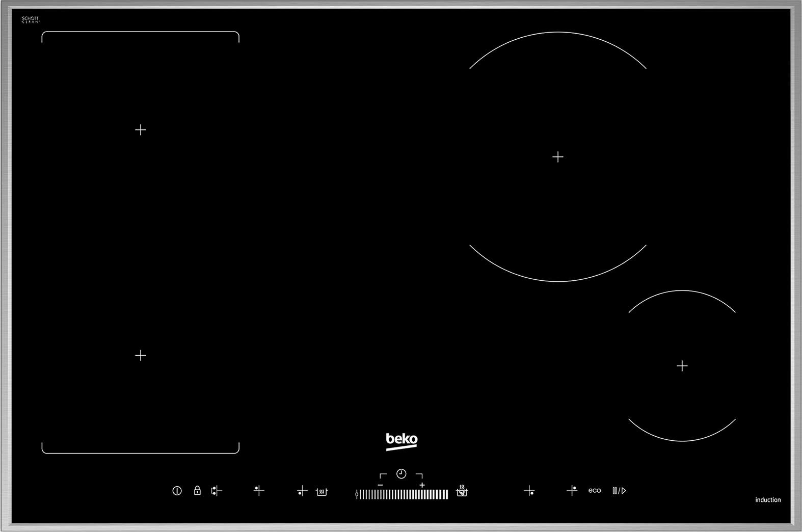 mit FHTX, Kindersicherung BEKO HII Flex-Induktions-Kochfeld 84500