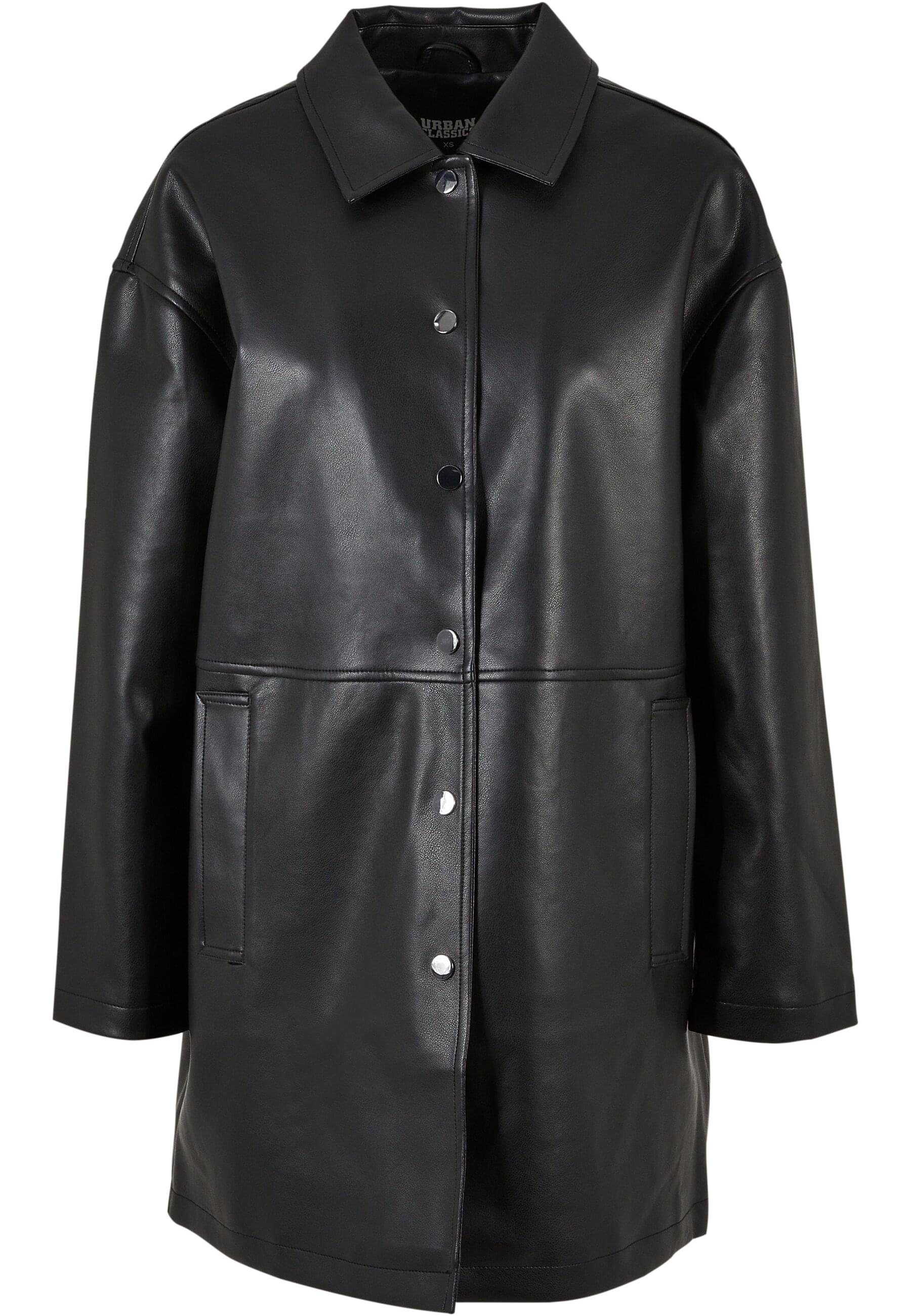 Winterjacke Urban Classics Damen Ladies Faux Leather Coat