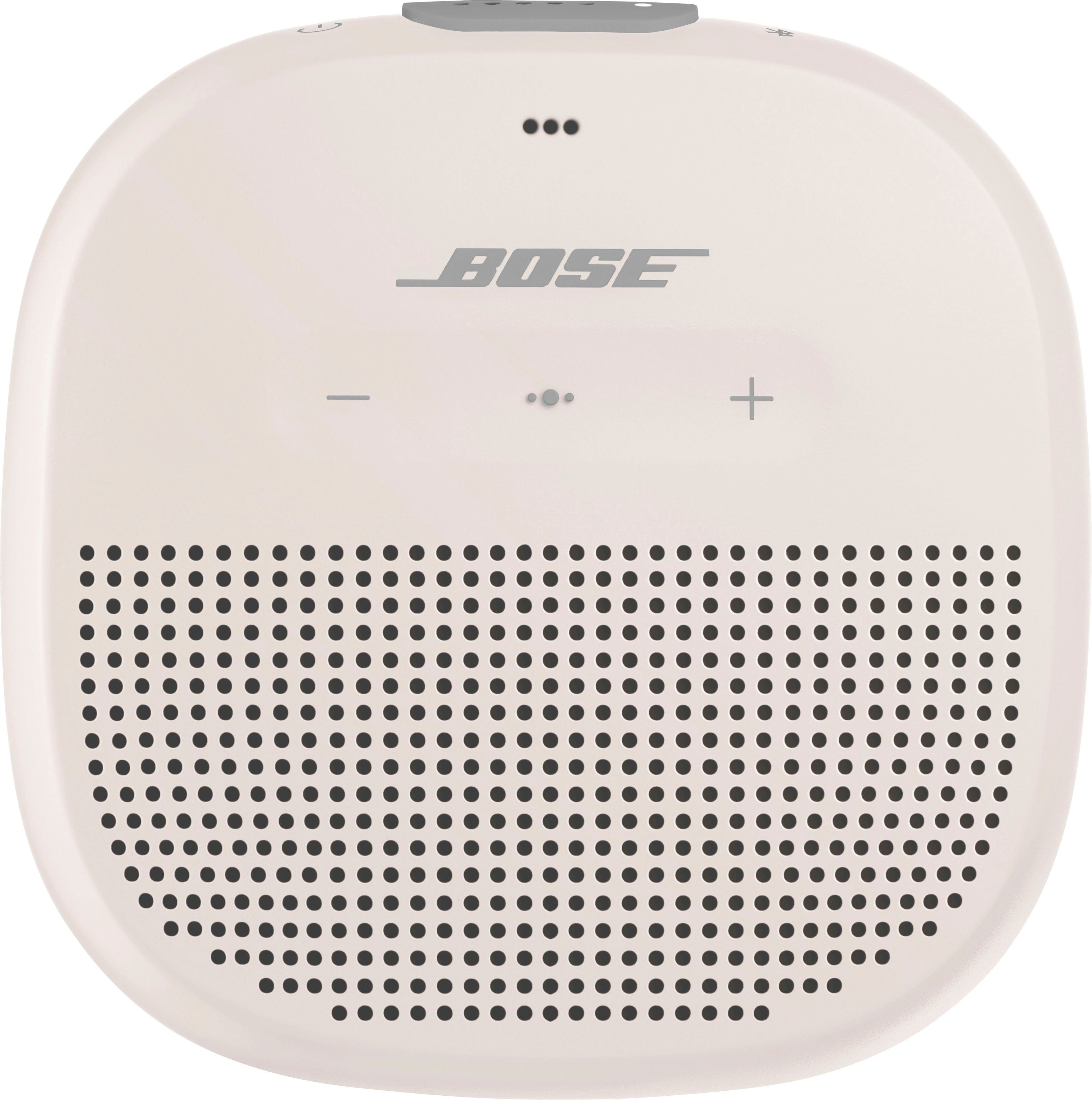Bose SoundLink Micro Portable-Lautsprecher (Bluetooth, Micro Bluetooth, Kompatibel mit Amazon Echo Dot) wollweiß